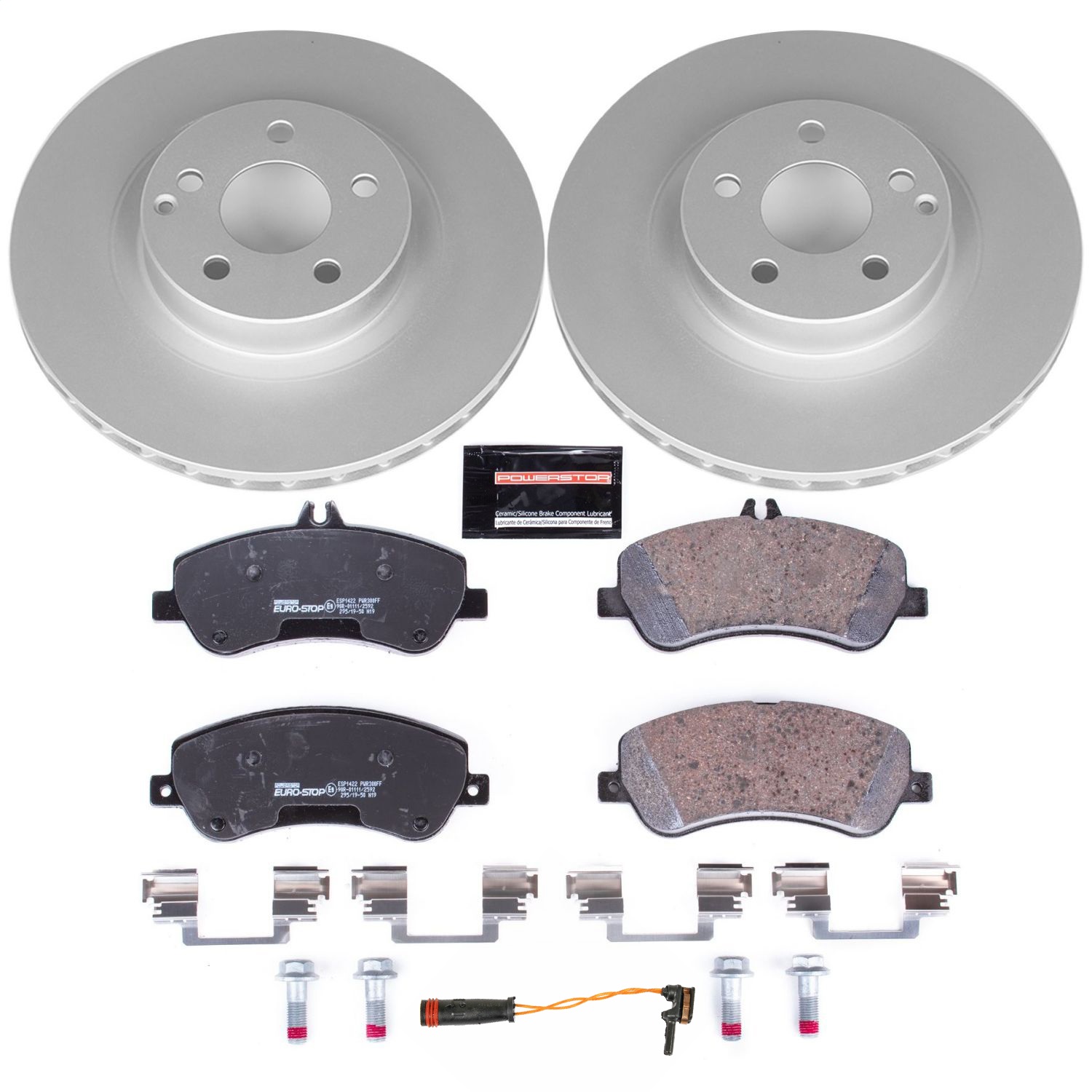 Power Stop - ESK6603 - Front - Disc Brake Pad and Rotor Kit