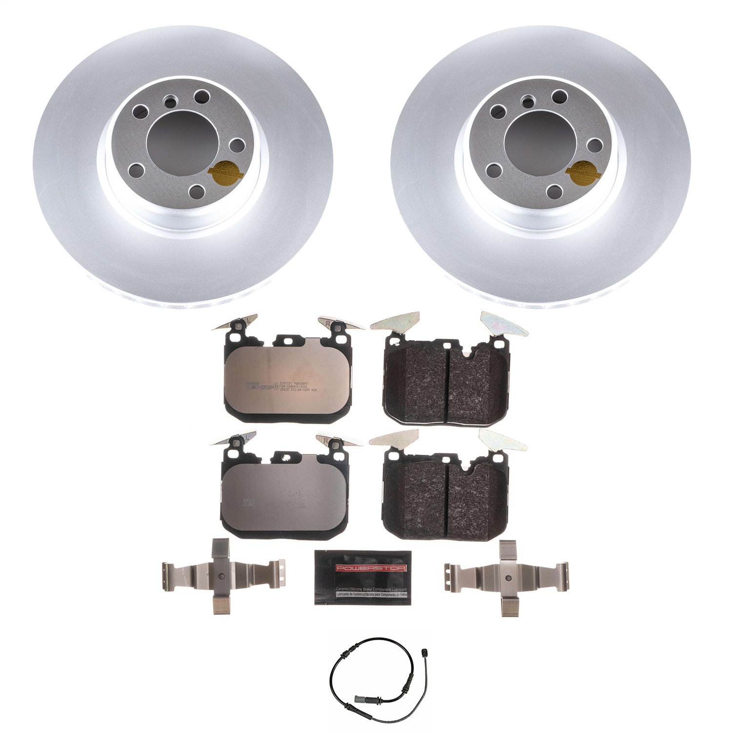 Power Stop - ESK6653 - Front - Disc Brake Pad and Rotor Kit