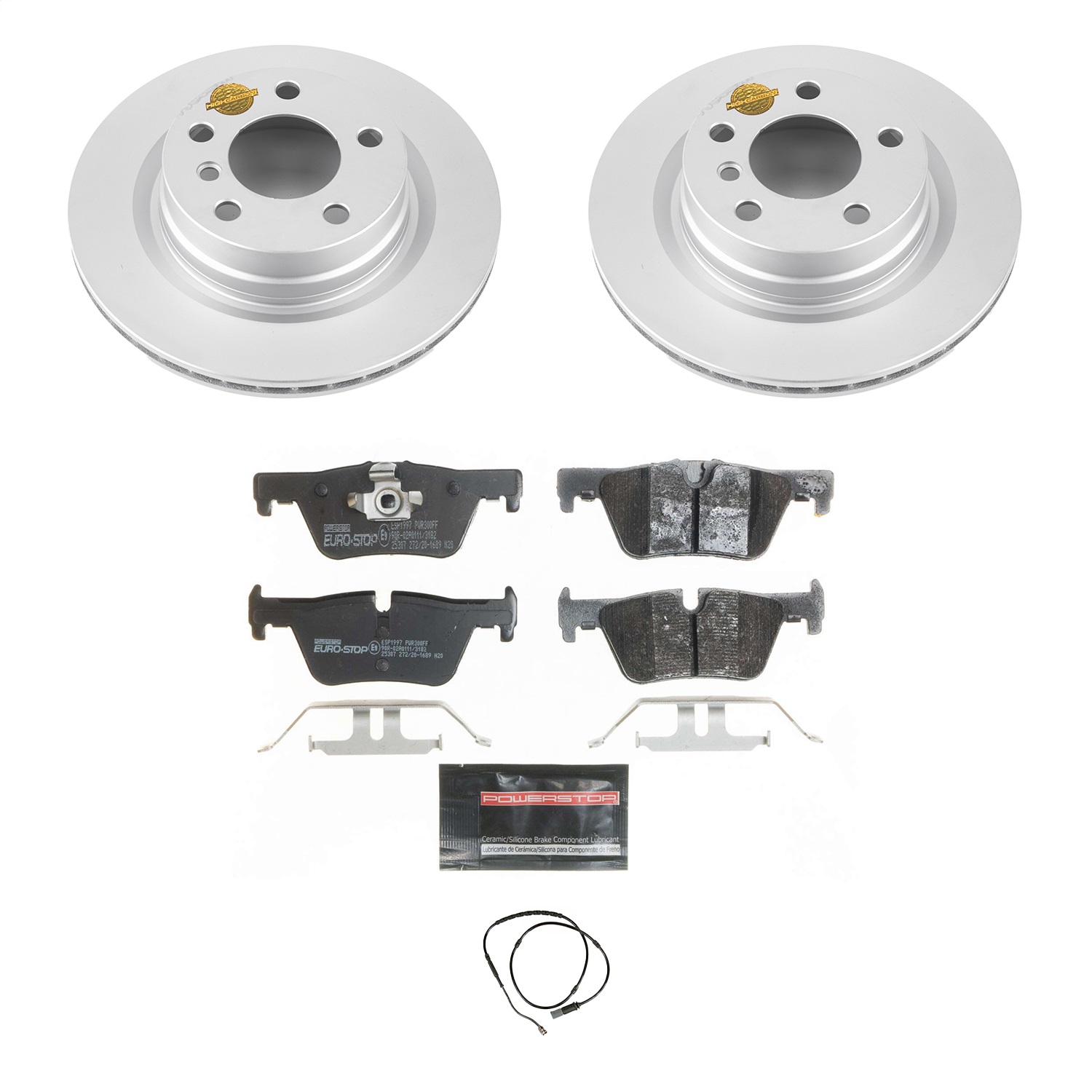 Power Stop - ESK6656 - Rear - Disc Brake Pad and Rotor Kit