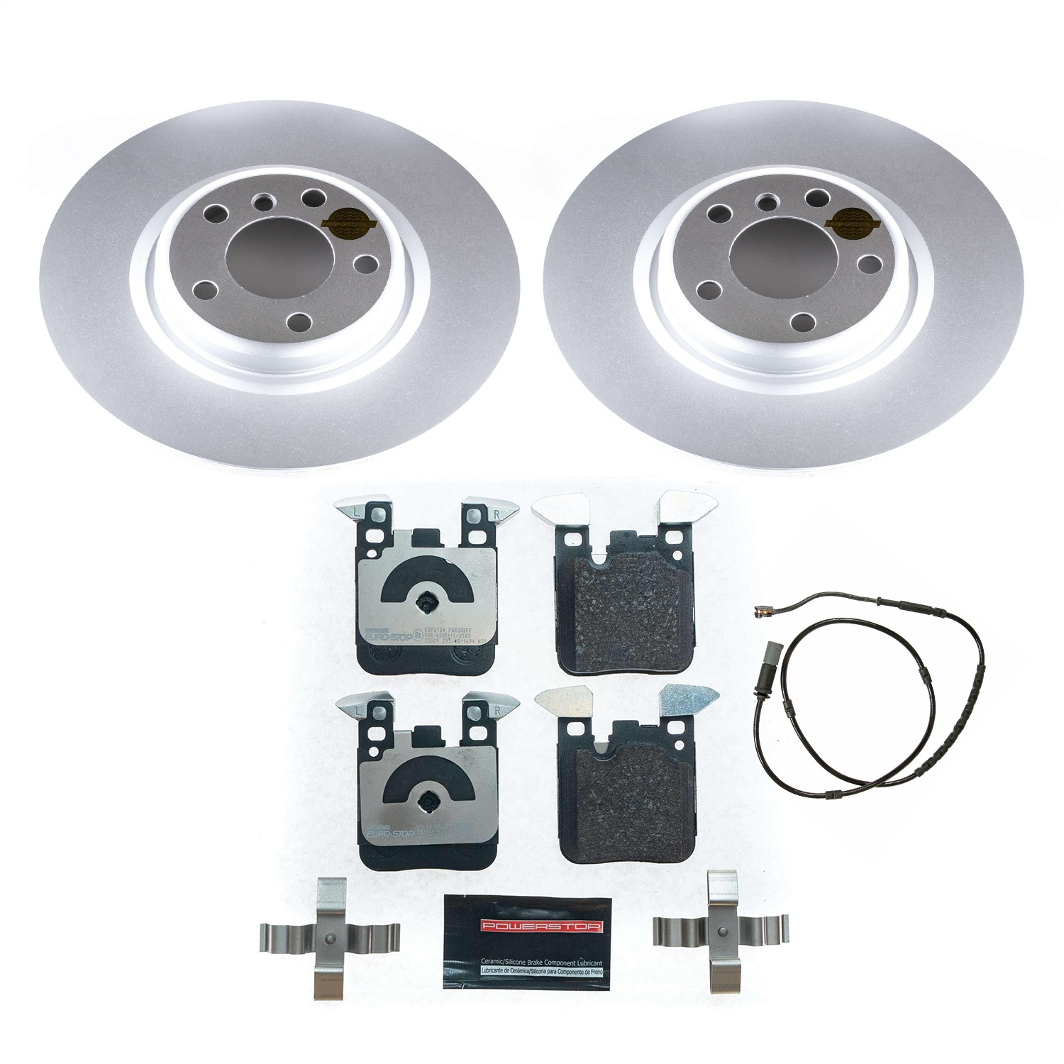 Power Stop - ESK6657 - Rear - Disc Brake Pad and Rotor Kit