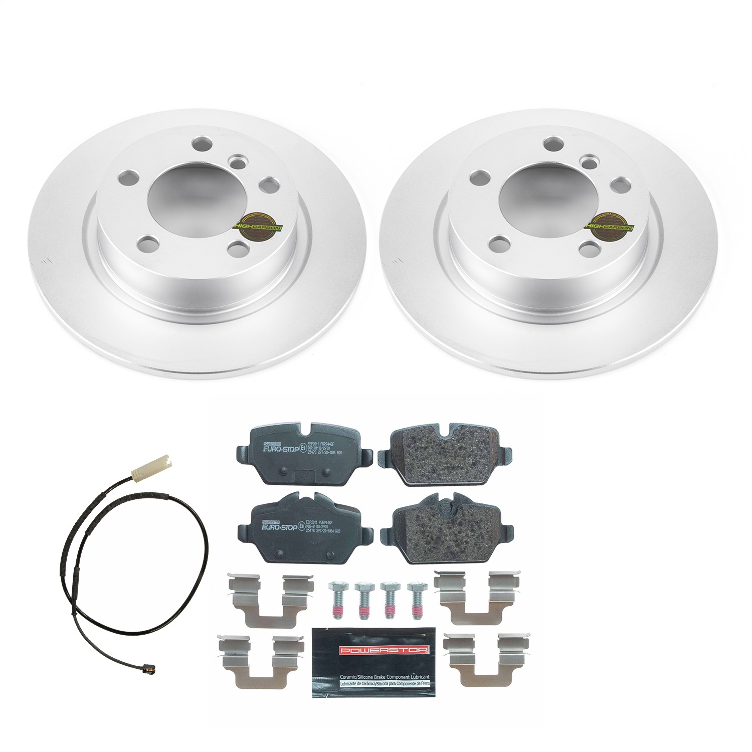 Power Stop - ESK6664 - Rear - Disc Brake Pad and Rotor Kit