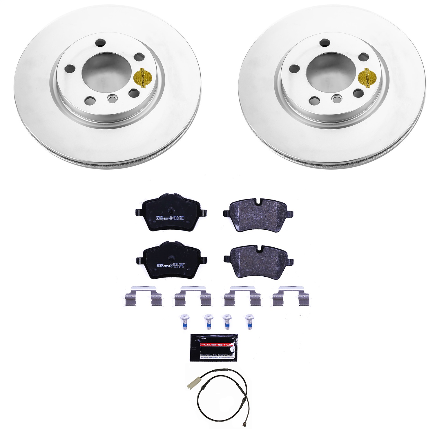 Power Stop - ESK6665 - Front - Disc Brake Pad and Rotor Kit