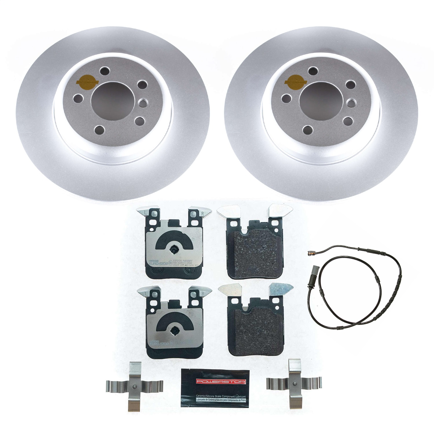 Power Stop - ESK6672 - Rear - Disc Brake Pad and Rotor Kit