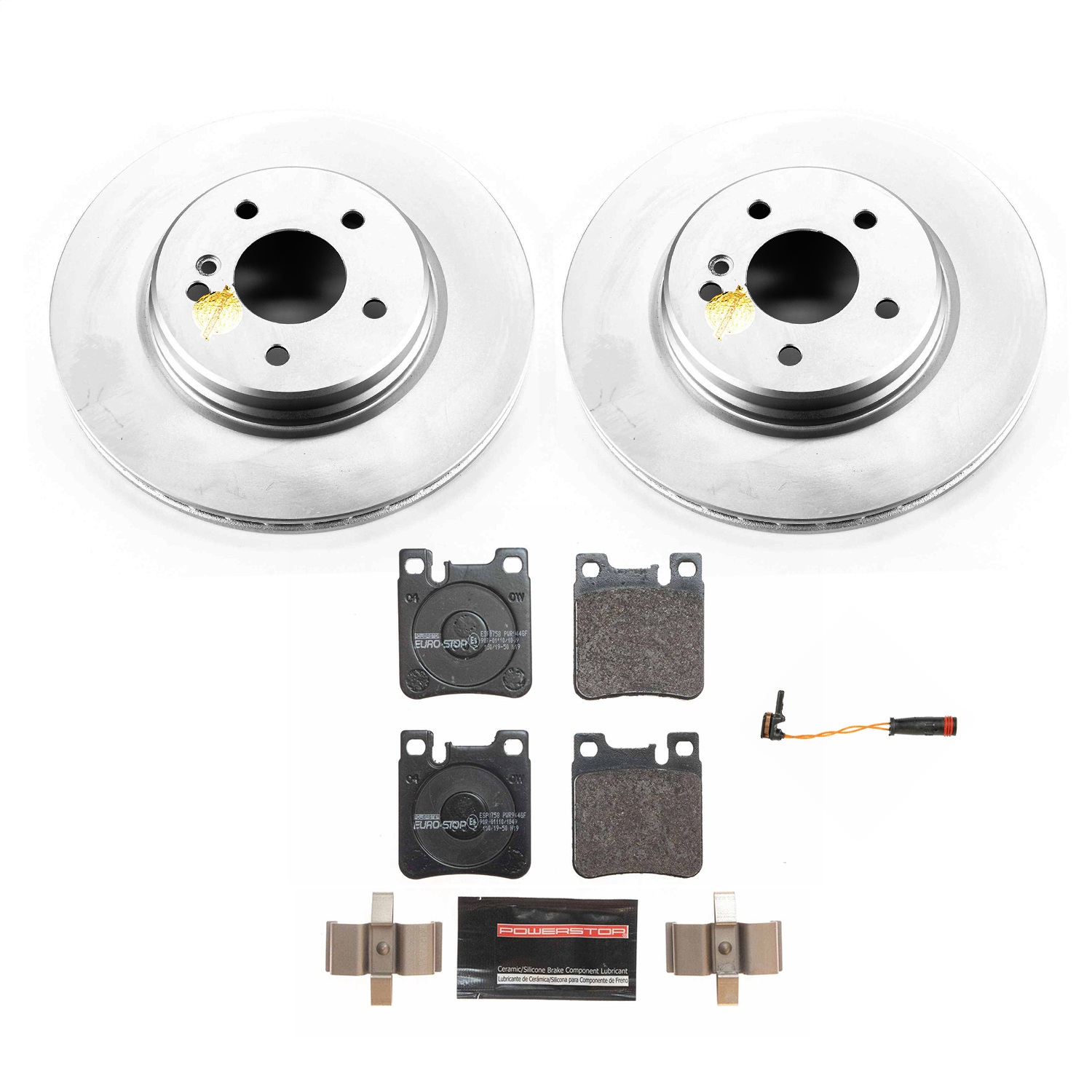 Power Stop - ESK6718 - Rear - Disc Brake Pad and Rotor Kit