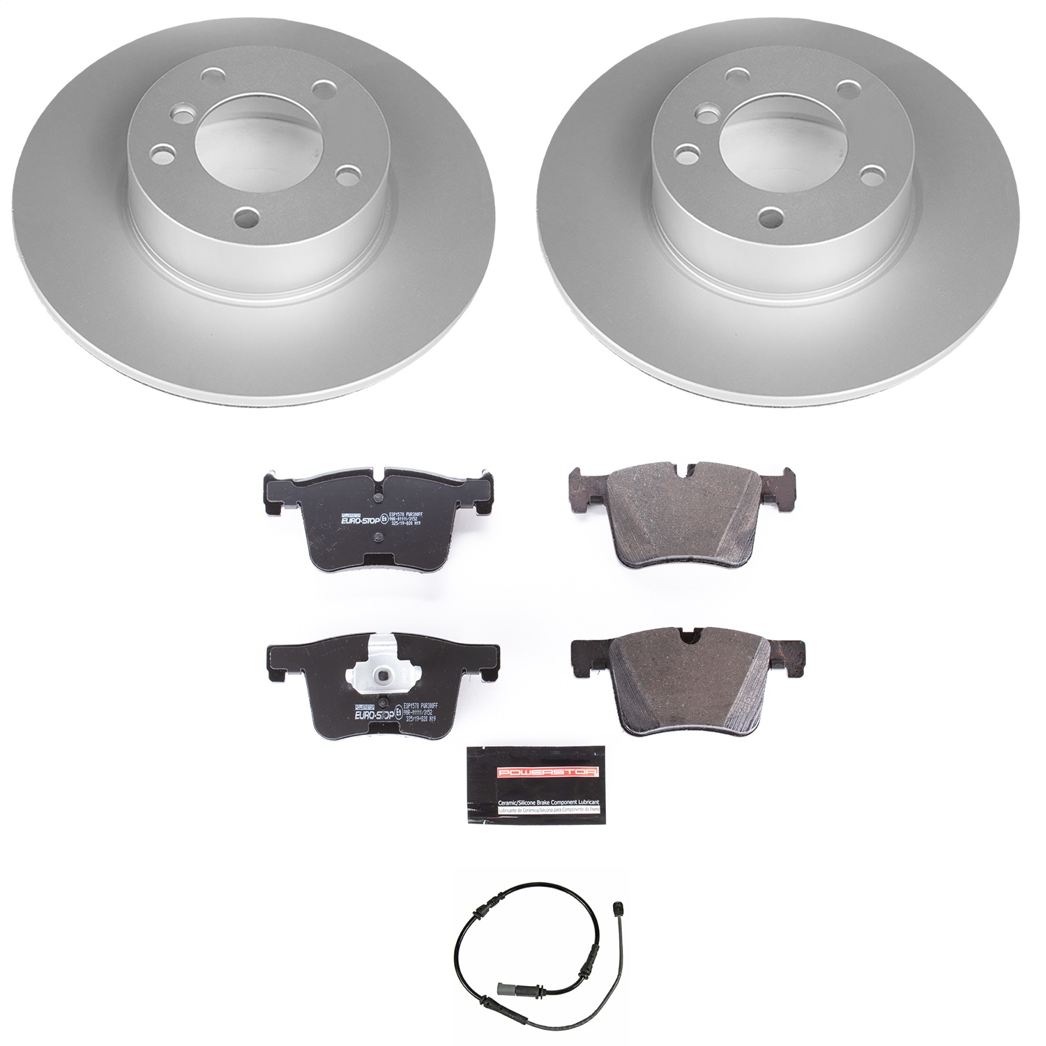 Power Stop - ESK6743 - Front - Disc Brake Pad and Rotor Kit