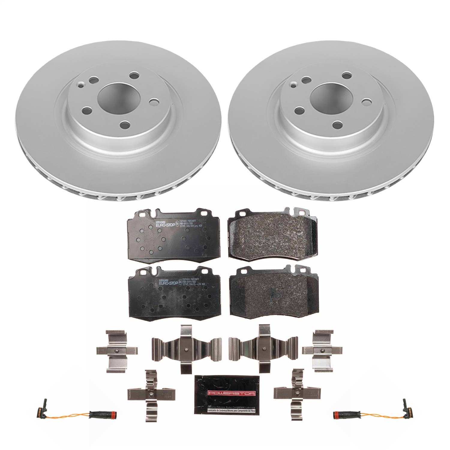 Power Stop - ESK6750 - Front - Disc Brake Pad and Rotor Kit