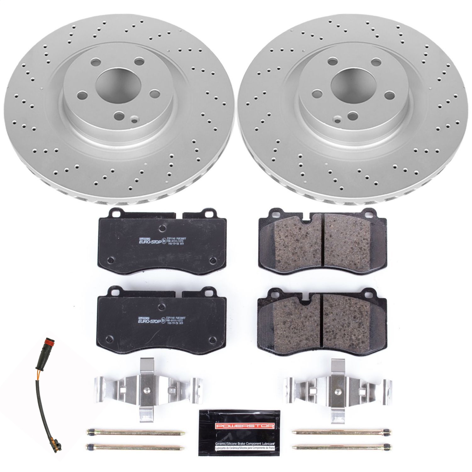 Power Stop - ESK6755 - Front - Disc Brake Pad and Rotor Kit
