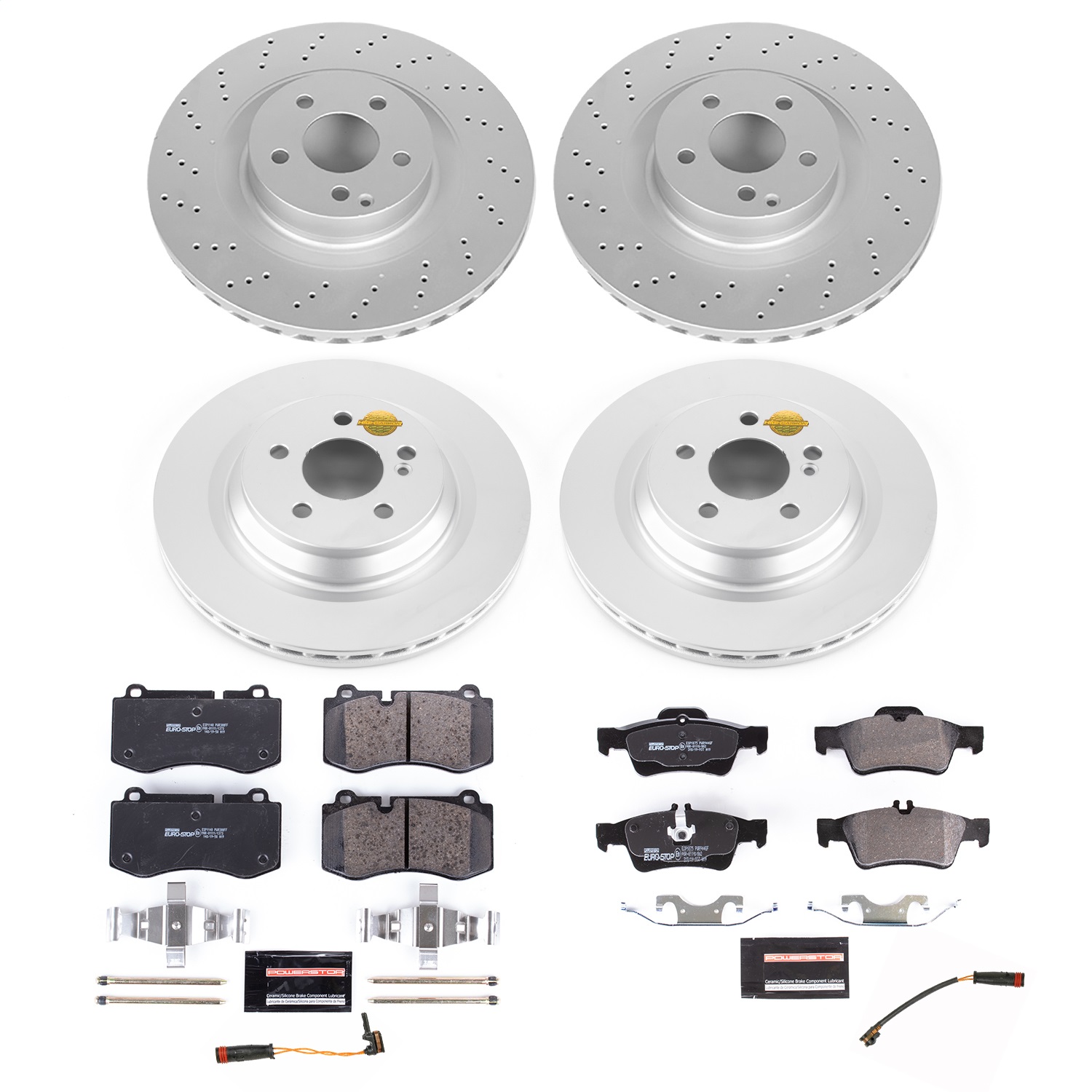 Power Stop - ESK6756 - Front and Rear - Disc Brake Pad and Rotor Kit