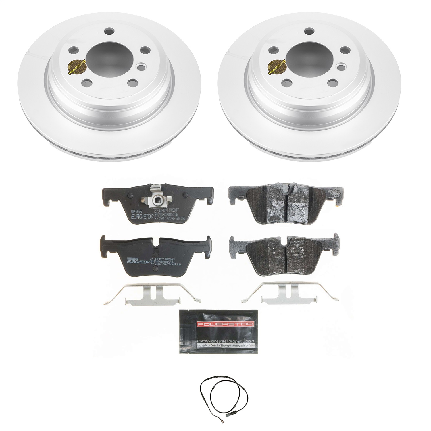 Power Stop - ESK6852 - Rear - Disc Brake Pad and Rotor Kit