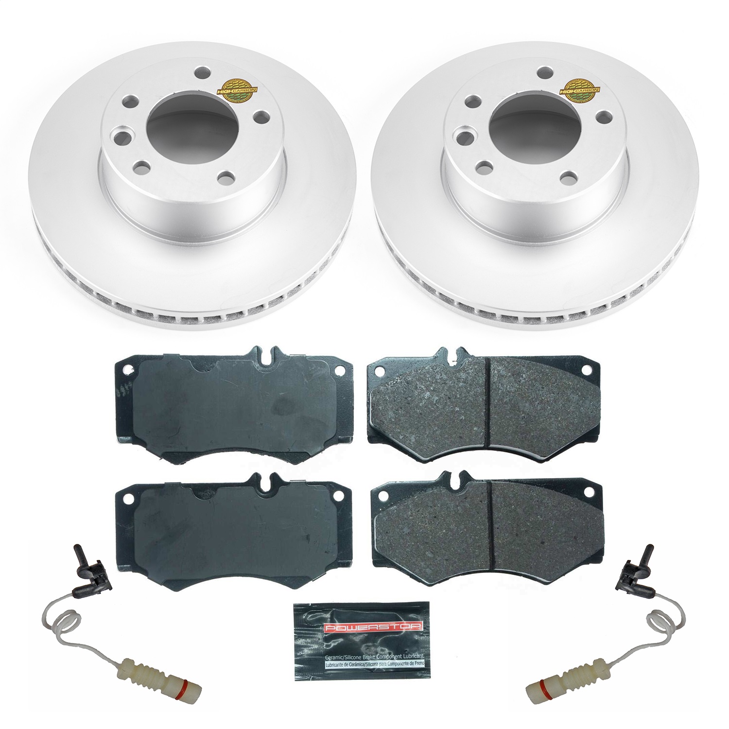 Power Stop - ESK6879 - Front - Disc Brake Pad and Rotor Kit