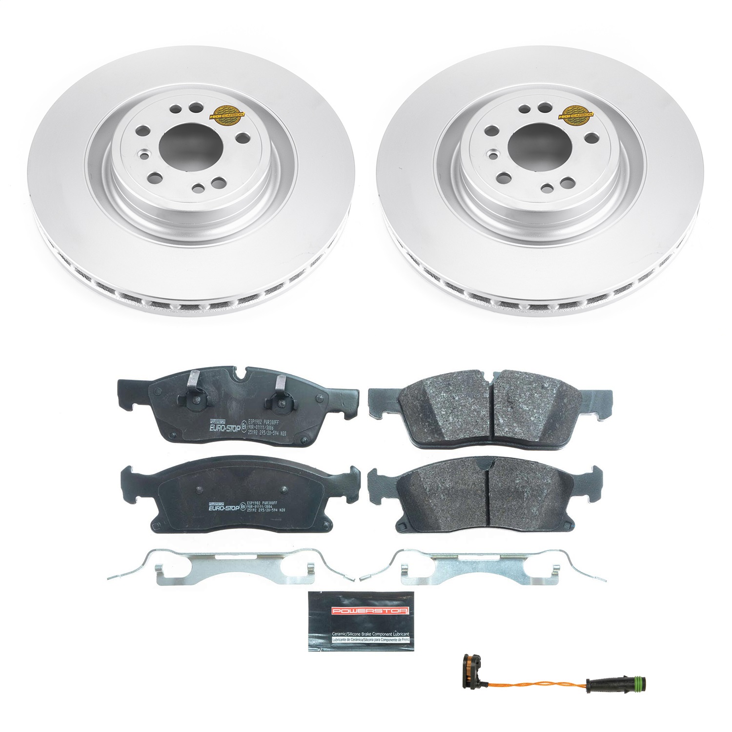 Power Stop - ESK6883 - Front - Disc Brake Pad and Rotor Kit