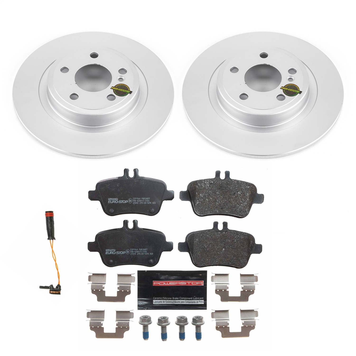 Power Stop - ESK6895 - Rear - Disc Brake Pad and Rotor Kit