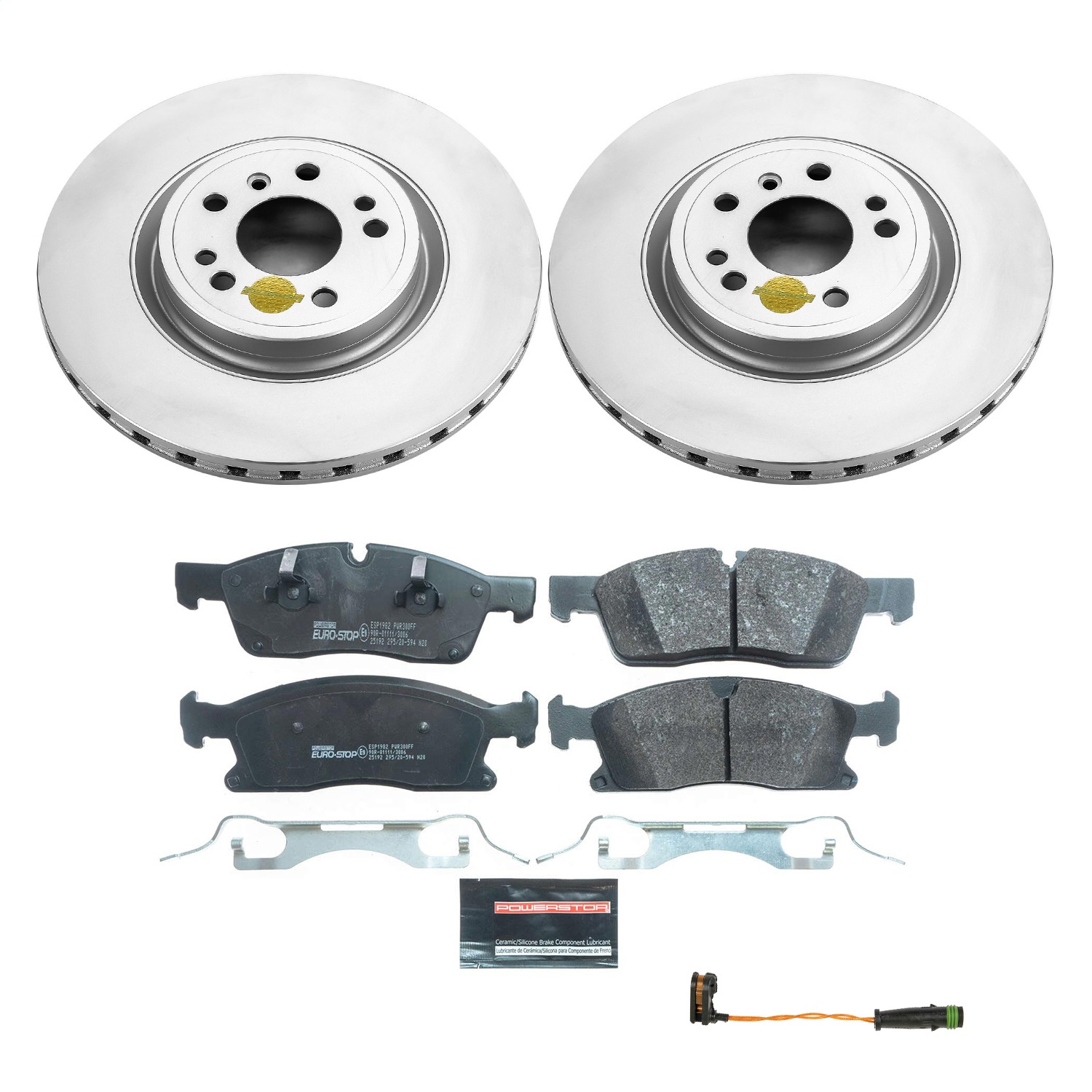 Power Stop - ESK6897 - Front - Disc Brake Pad and Rotor Kit