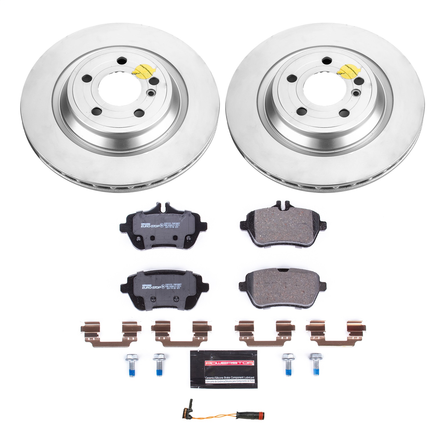 Power Stop - ESK6904 - Rear - Disc Brake Pad and Rotor Kit
