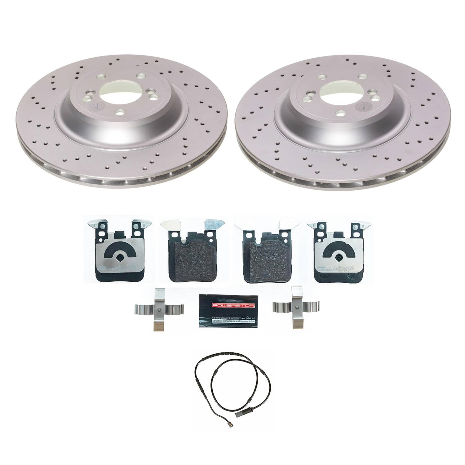 Power Stop - ESK7019 - Rear - Disc Brake Pad and Rotor Kit