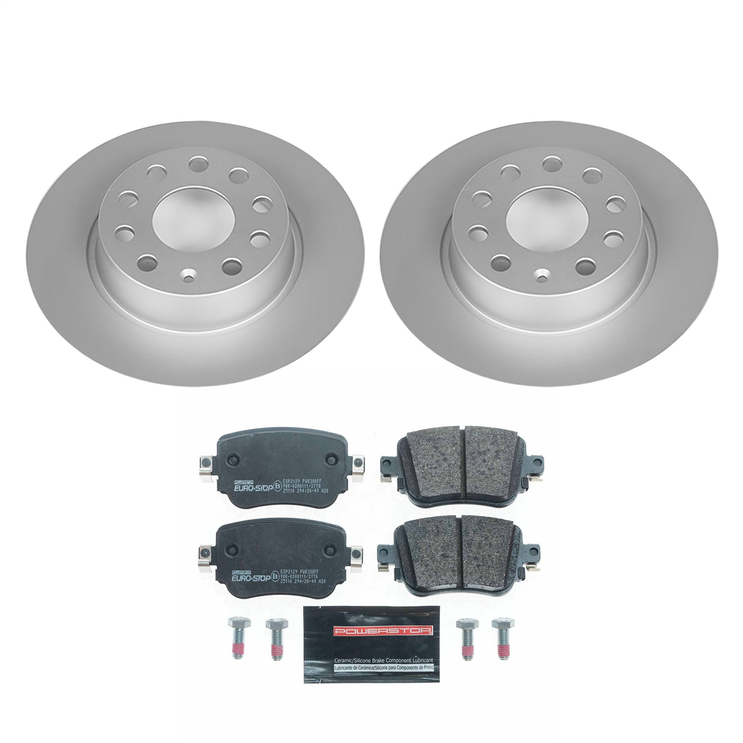 Power Stop - ESK7053 - Rear - Disc Brake Pad and Rotor Kit