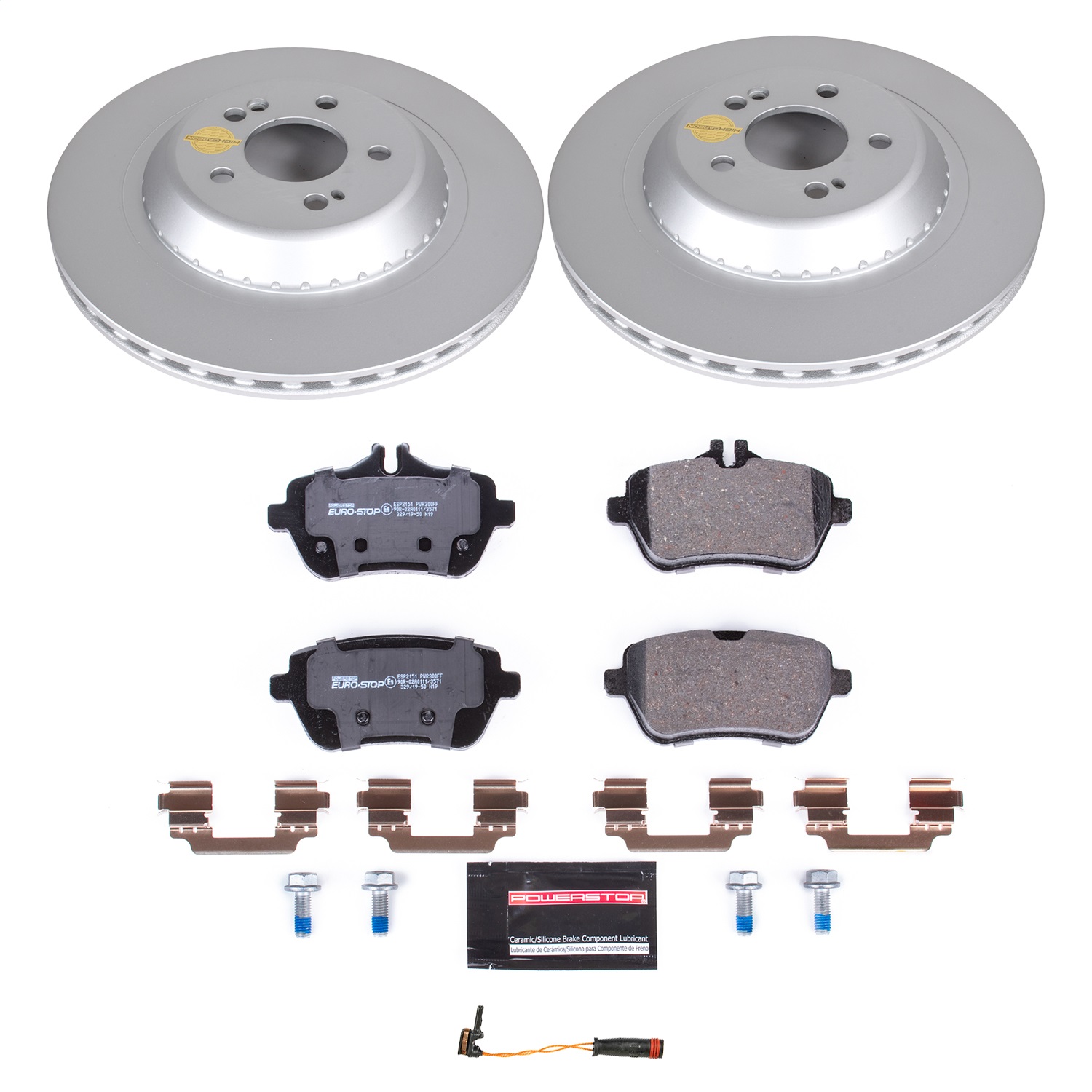 Power Stop - ESK7181 - Rear - Disc Brake Pad and Rotor Kit