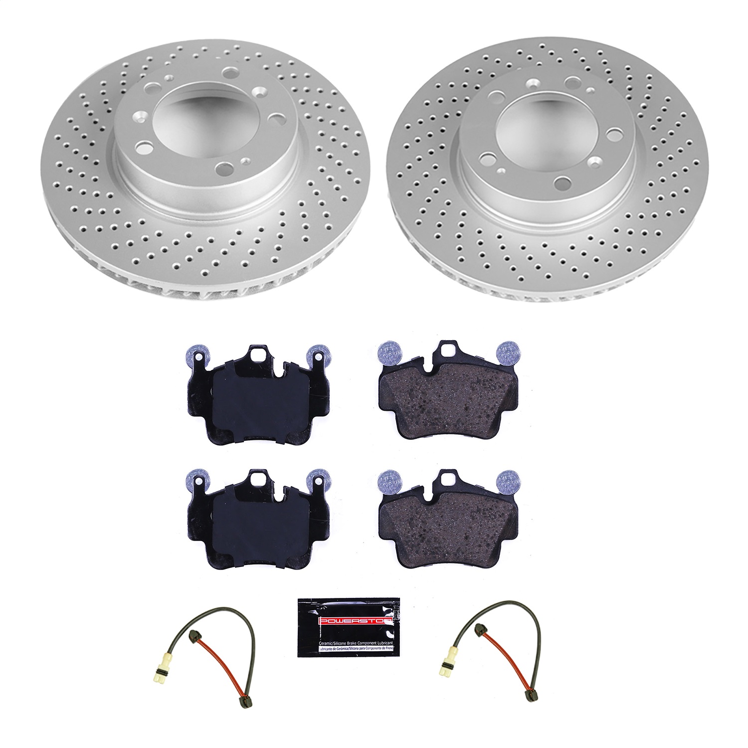 Power Stop - ESK7194 - Front - Disc Brake Pad and Rotor Kit