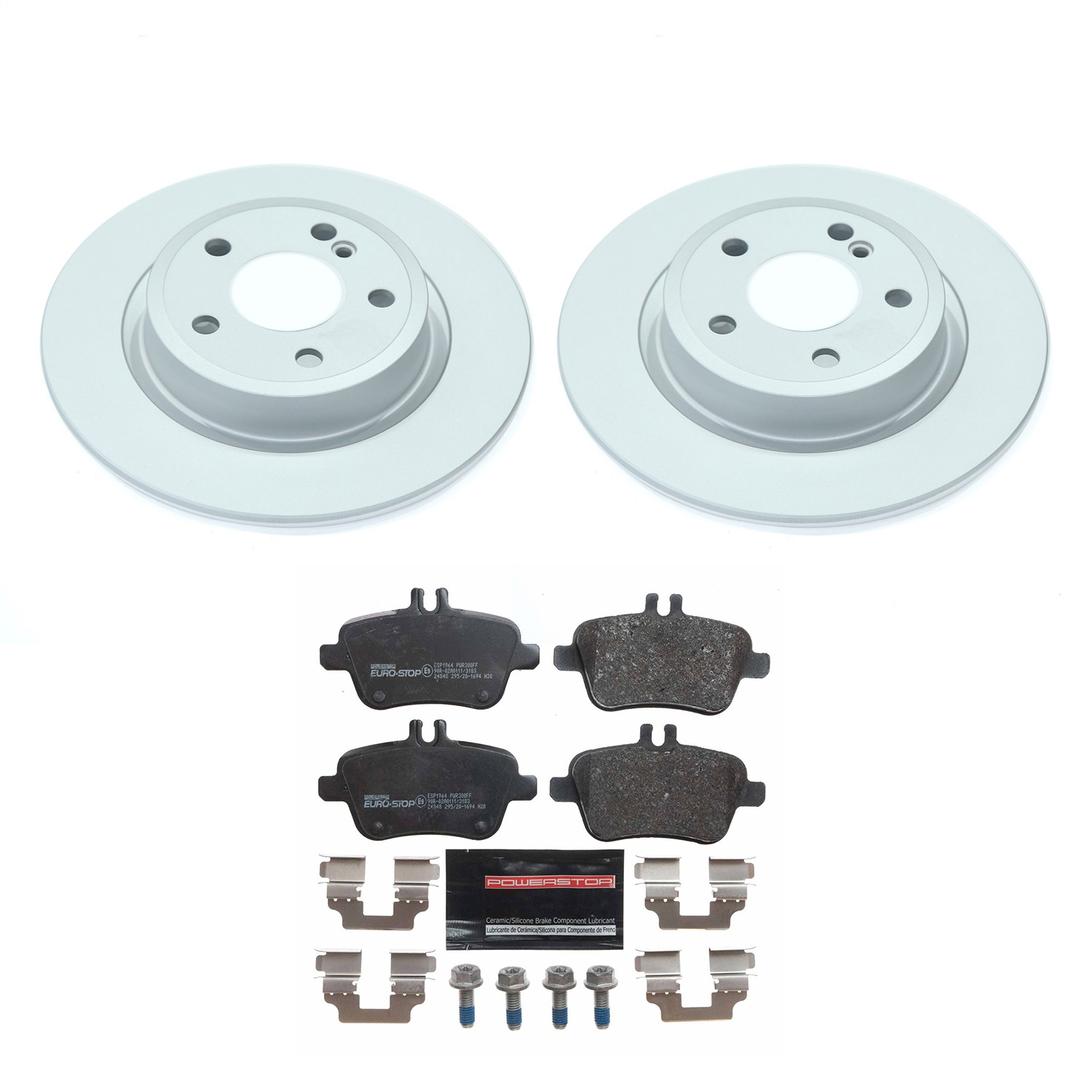 Power Stop - ESK7377 - Rear - Disc Brake Pad and Rotor Kit