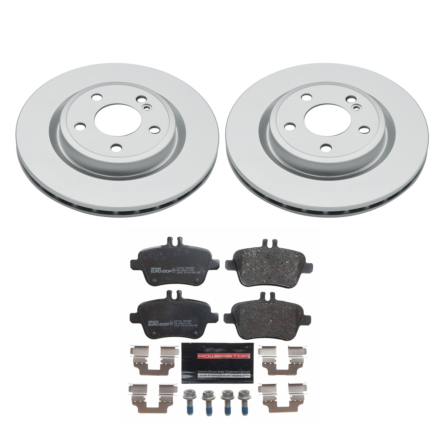 Power Stop - ESK7378 - Rear - Disc Brake Pad and Rotor Kit