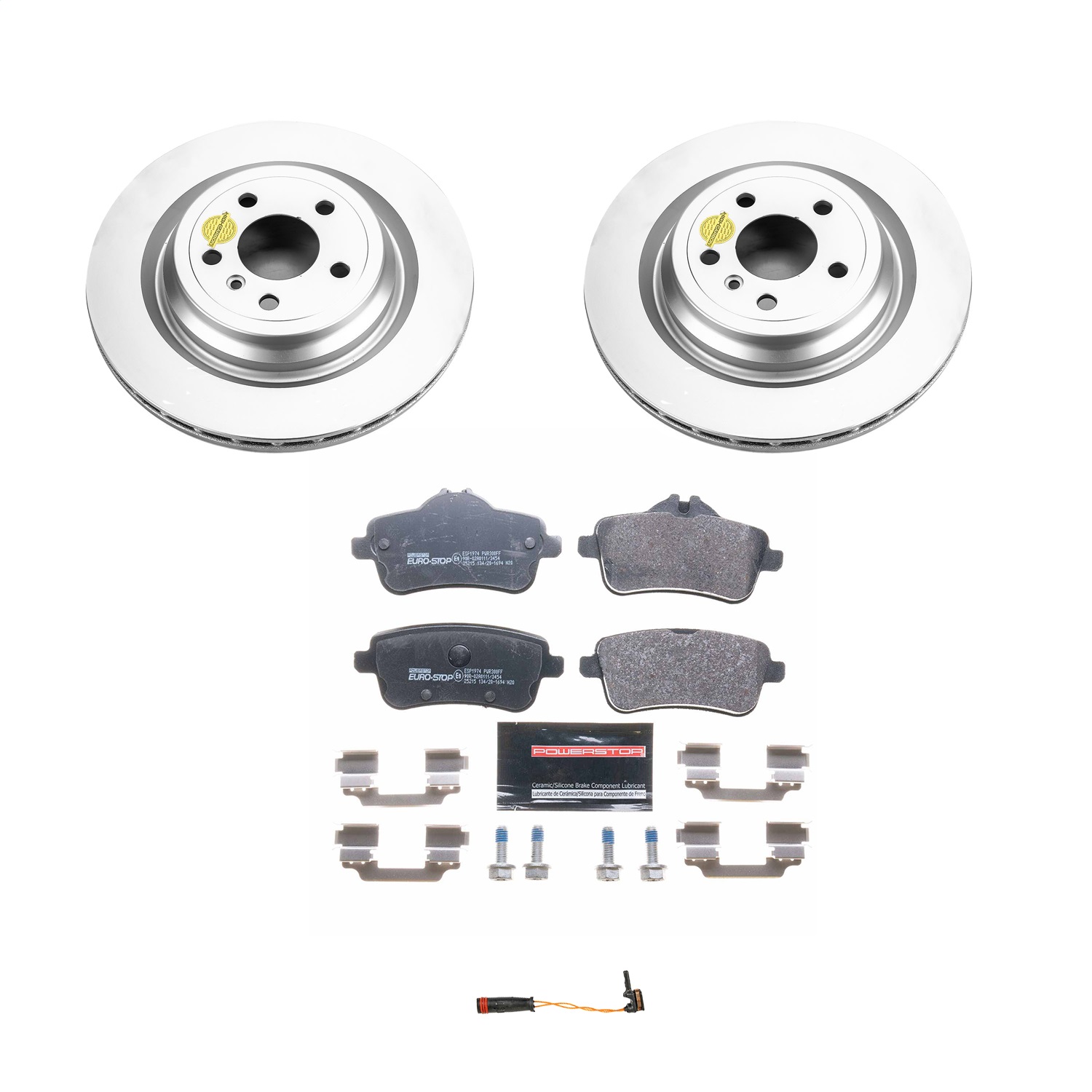 Power Stop - ESK7438 - Rear - Disc Brake Pad and Rotor Kit
