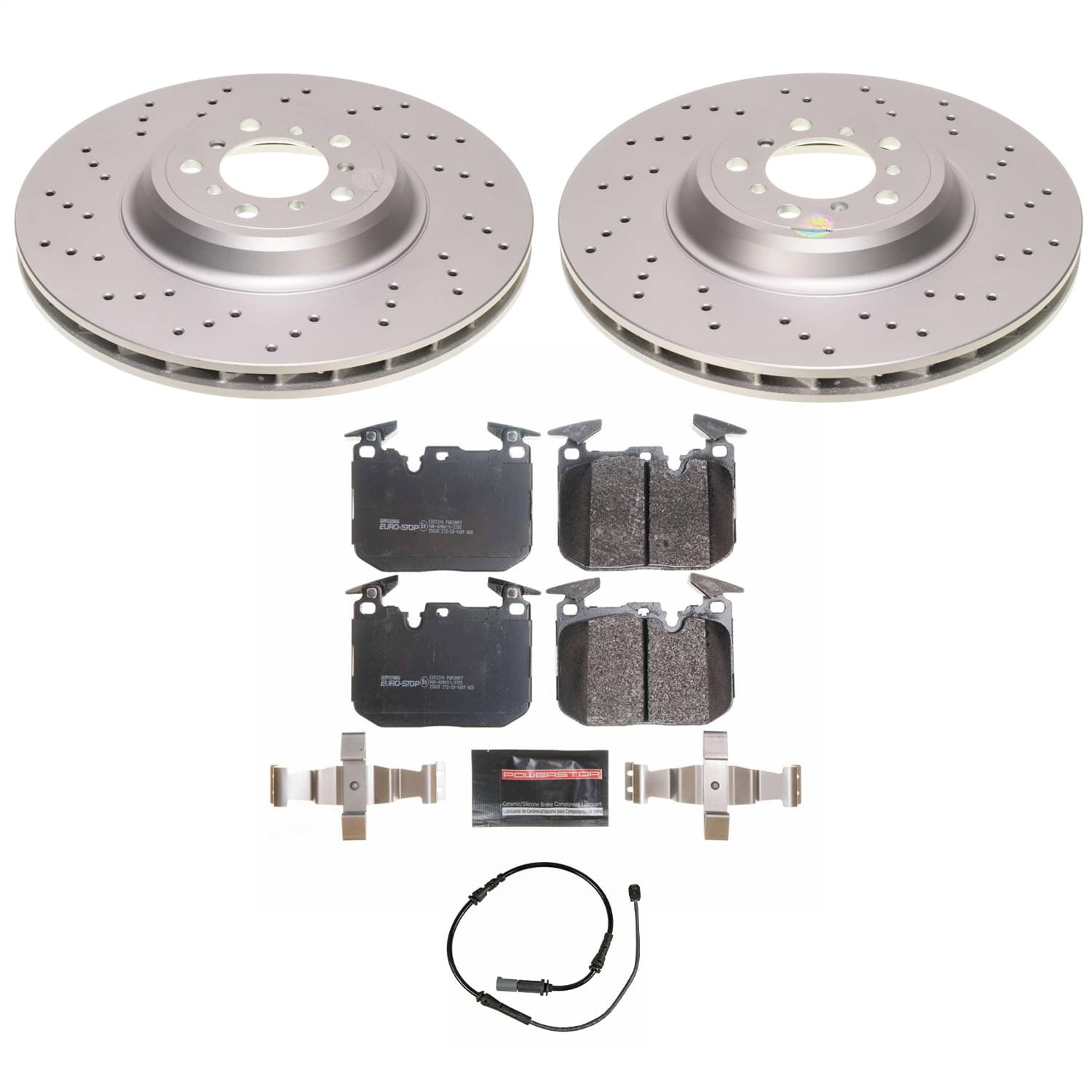 Power Stop - ESK7446 - Front - Disc Brake Pad and Rotor Kit