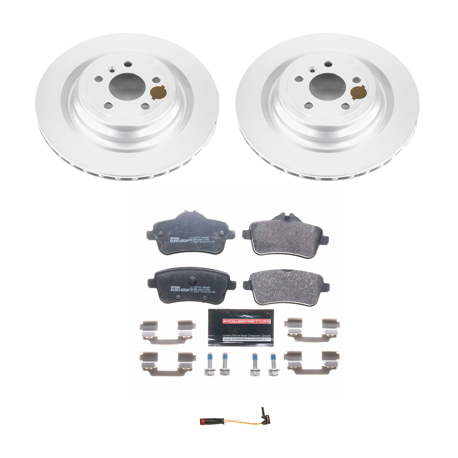Power Stop - ESK7448 - Rear - Disc Brake Pad and Rotor Kit