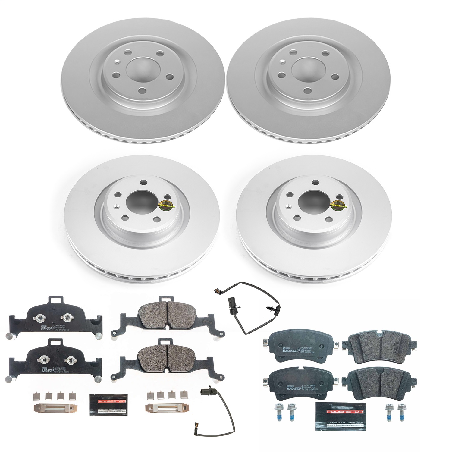 Power Stop - ESK7531 - Front and Rear - Disc Brake Pad and Rotor Kit