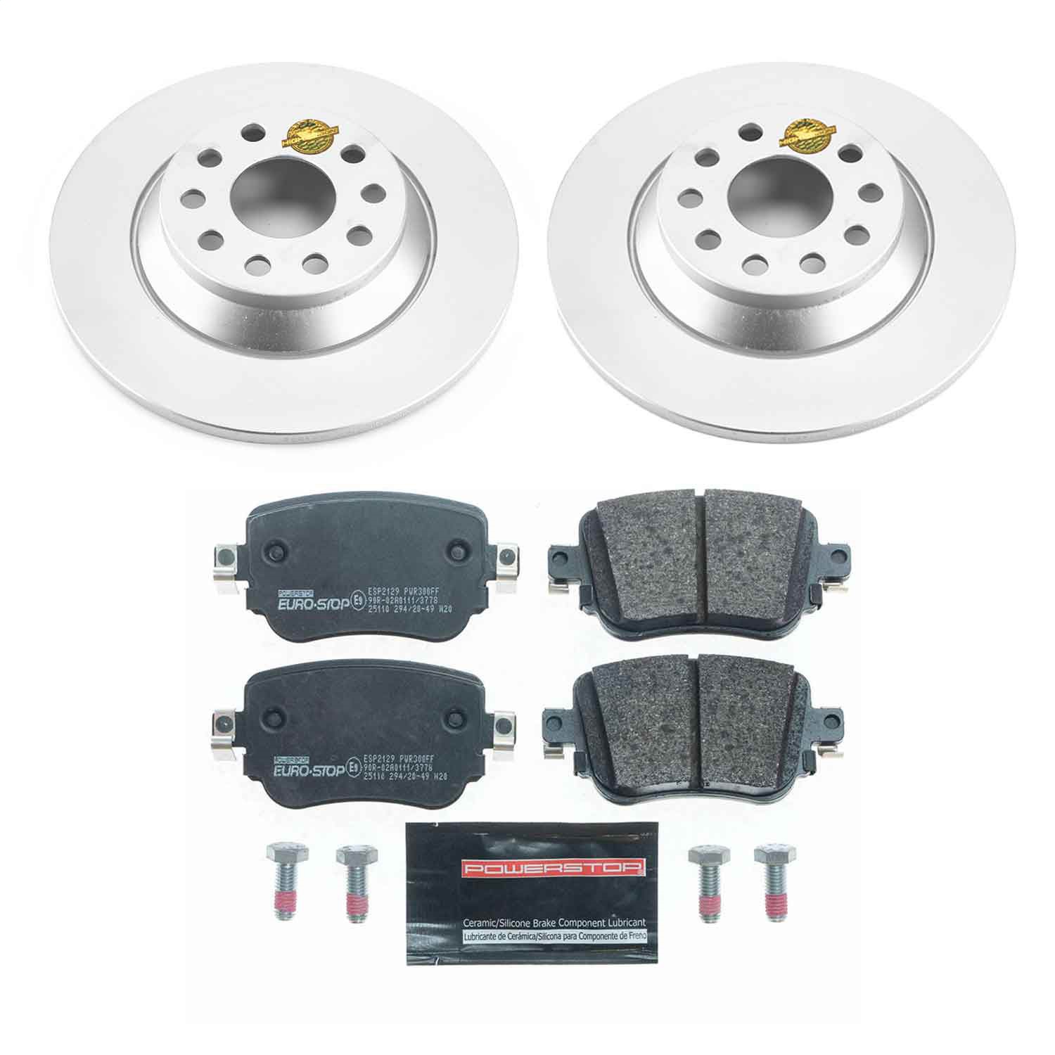 Power Stop - ESK7707 - Rear - Disc Brake Pad and Rotor Kit