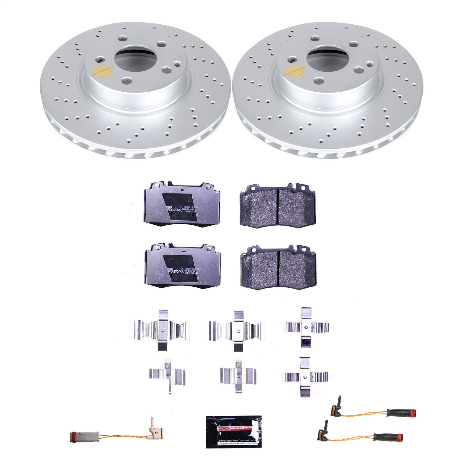 Power Stop - ESK7770 - Front - Disc Brake Pad and Rotor Kit
