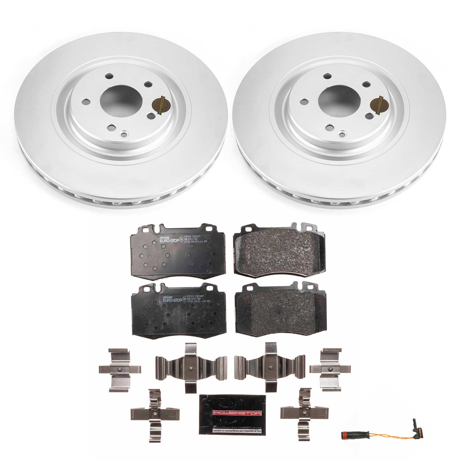 Power Stop - ESK7788 - Front - Disc Brake Pad and Rotor Kit