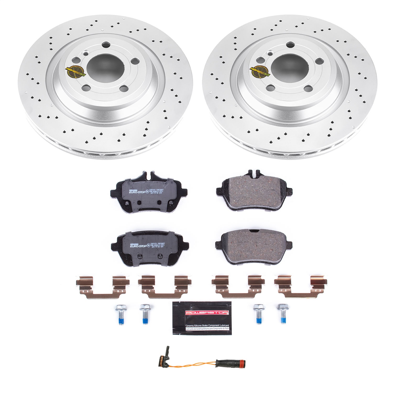 Power Stop - ESK7859 - Rear - Disc Brake Pad and Rotor Kit