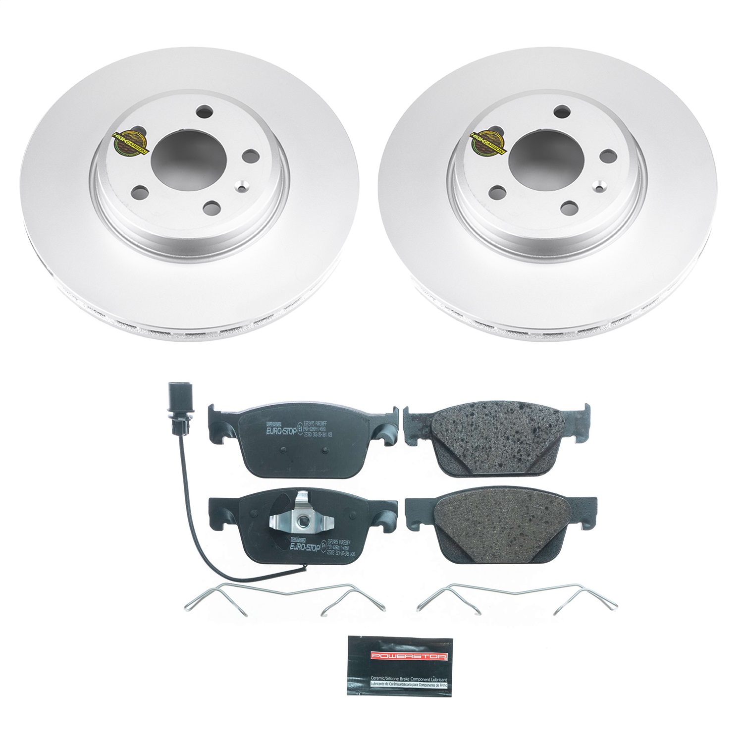 Power Stop - ESK7860 - Front - Disc Brake Pad and Rotor Kit