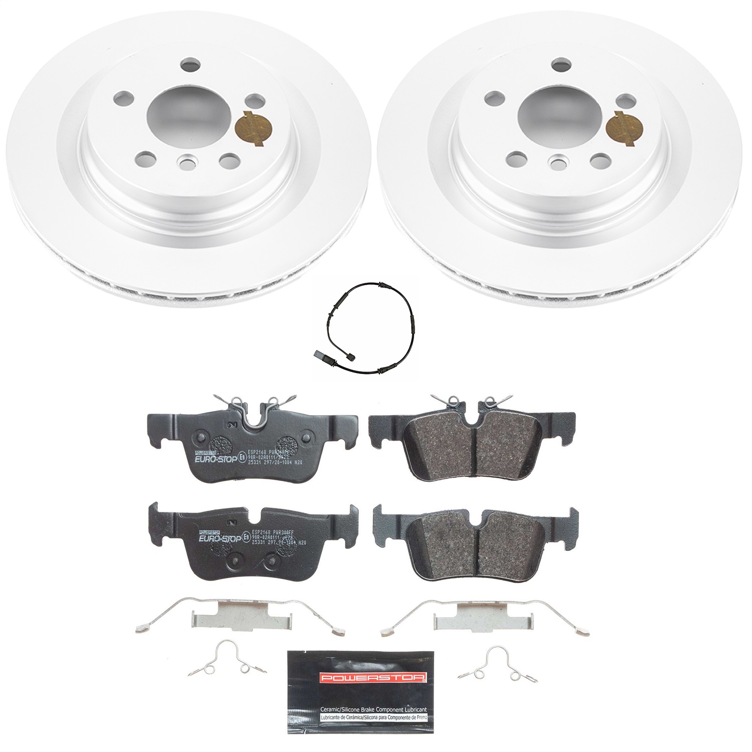 Power Stop - ESK7899 - Rear - Disc Brake Pad and Rotor Kit