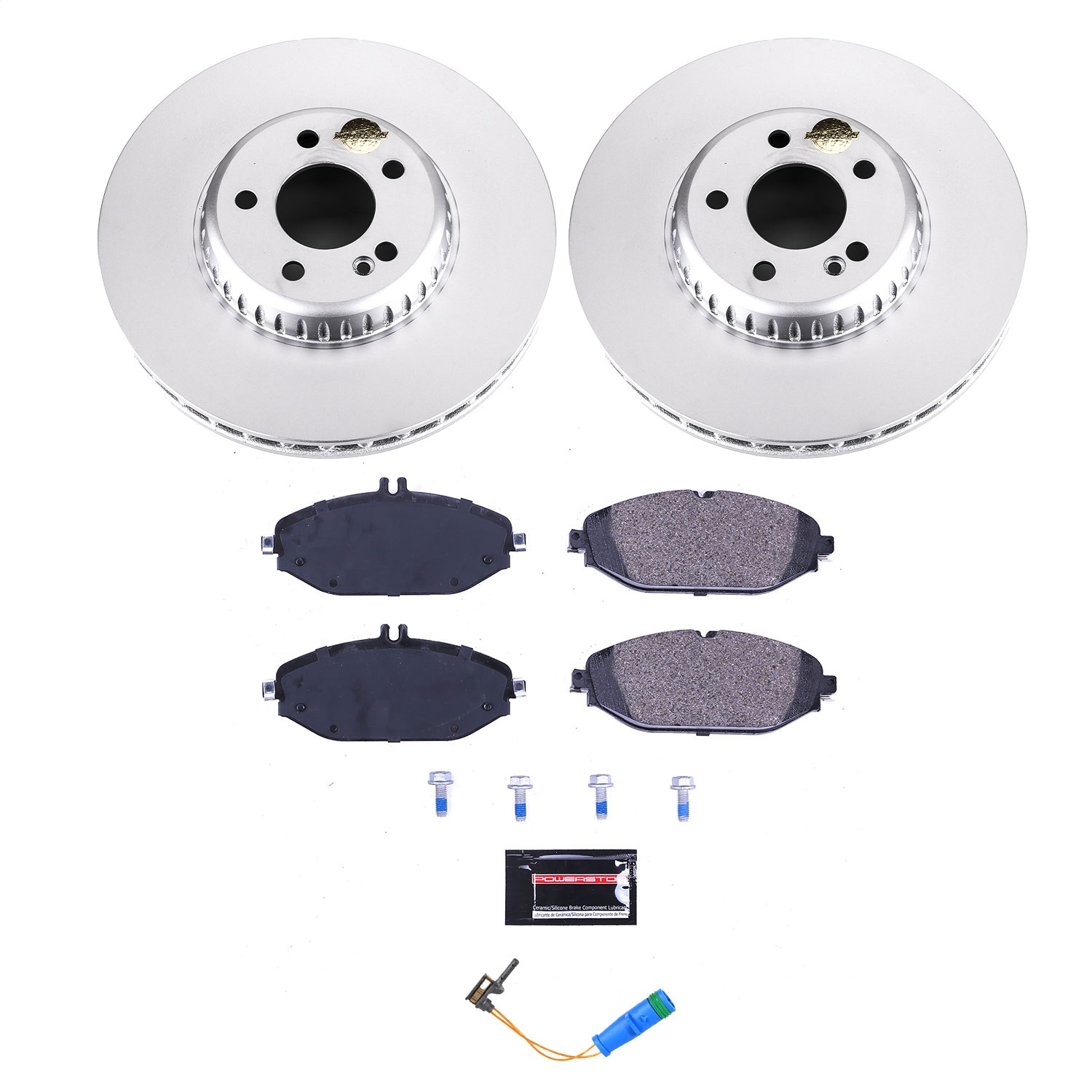 Power Stop - ESK7963 - Front - Disc Brake Pad and Rotor Kit
