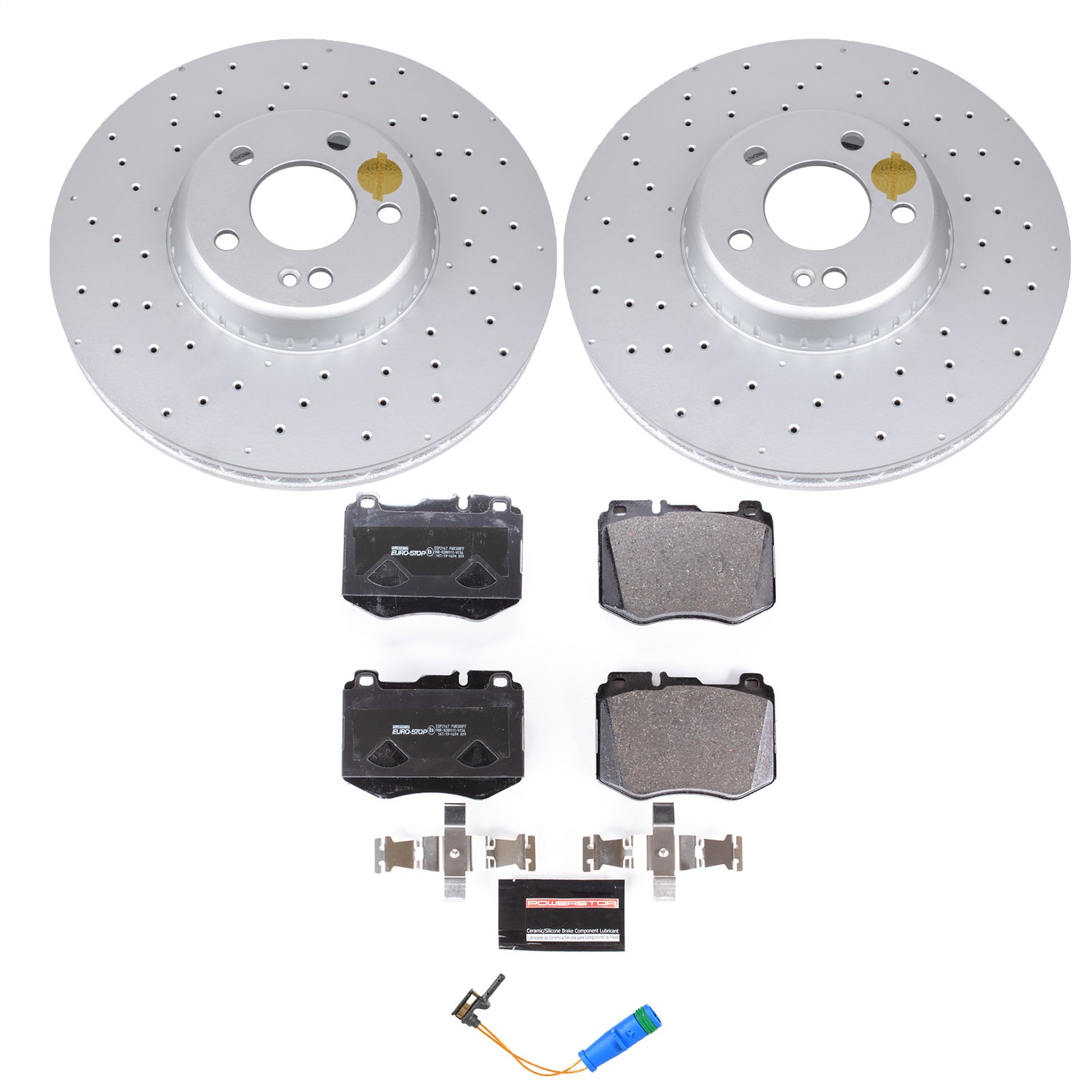 Power Stop - ESK7969 - Front - Disc Brake Pad and Rotor Kit