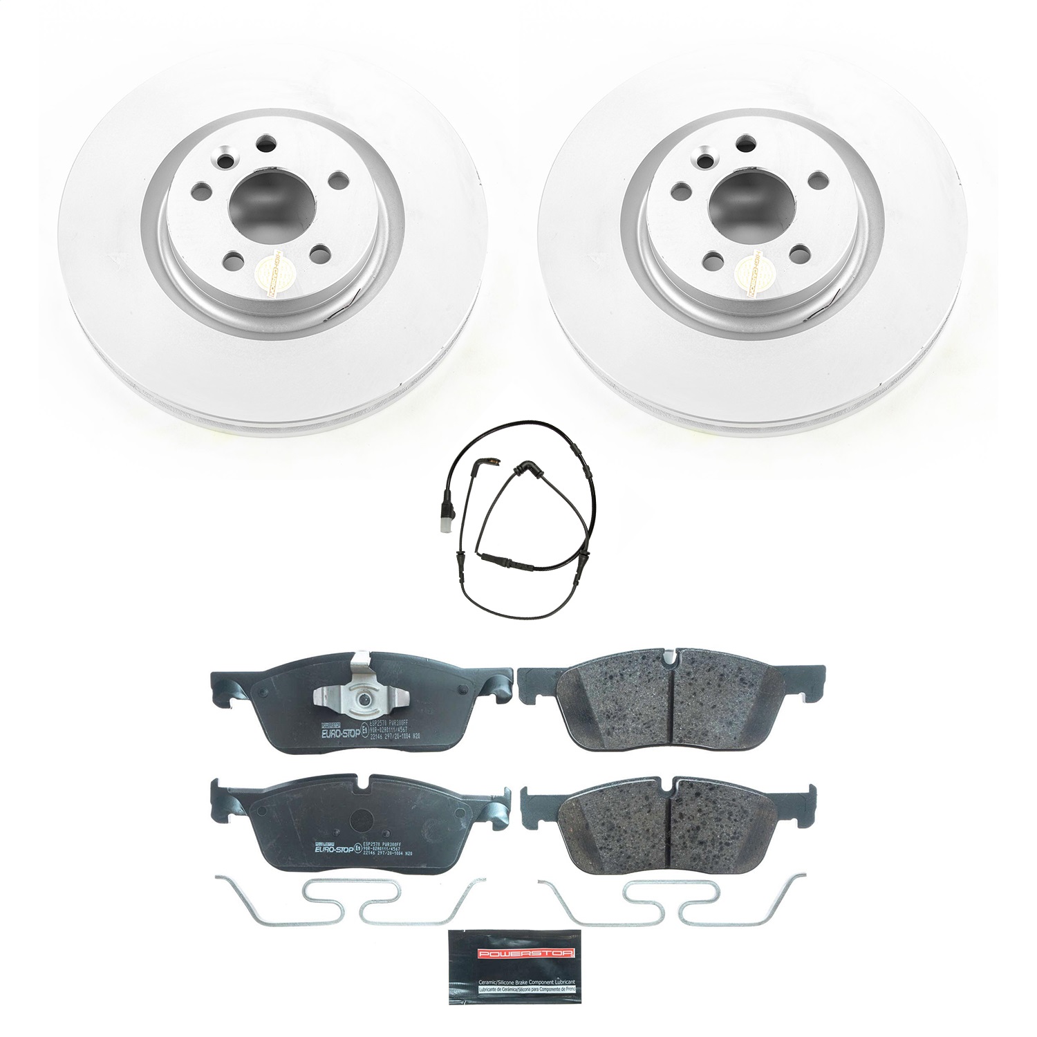 Power Stop - ESK7991 - Front - Disc Brake Pad and Rotor Kit