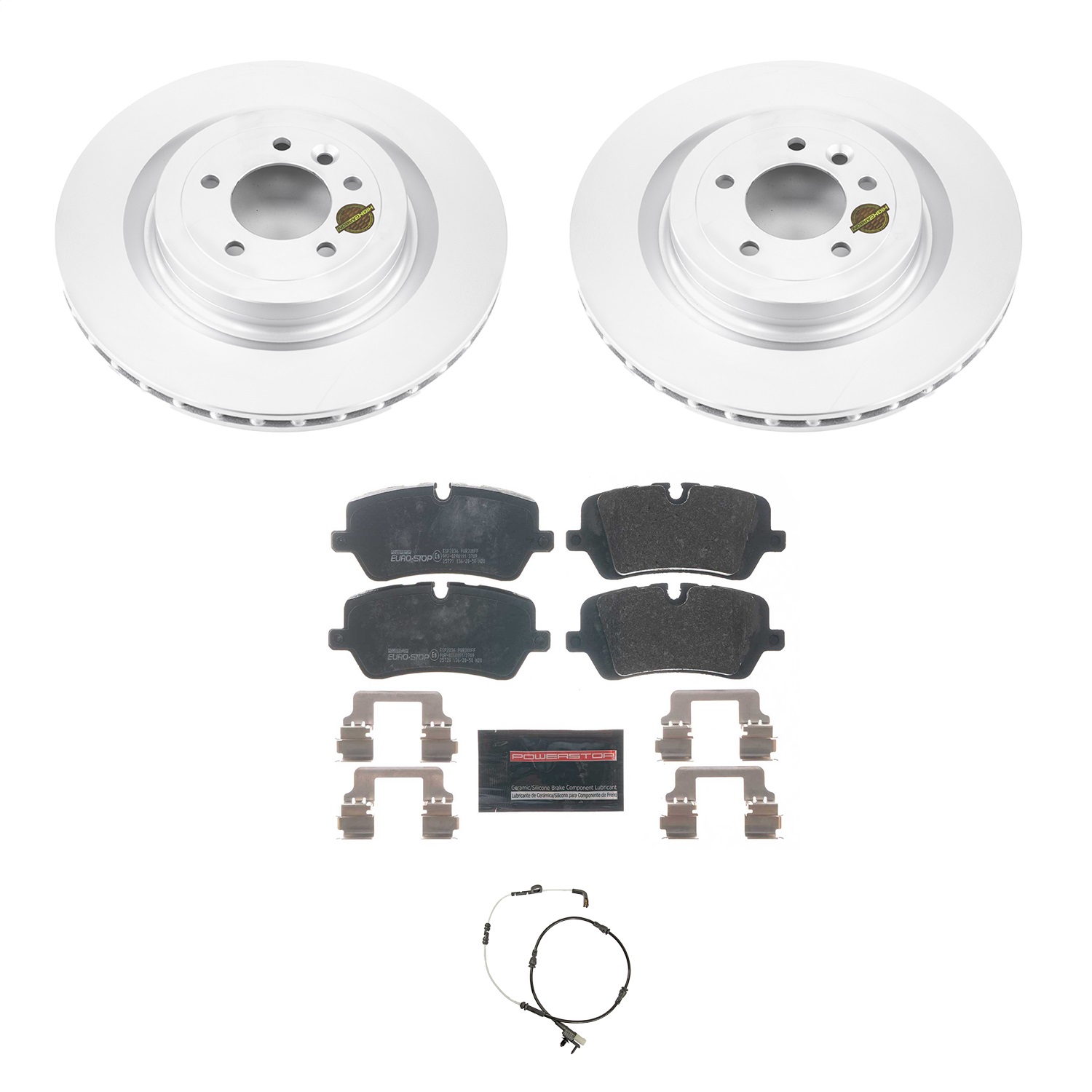 Power Stop - ESK8385 - Rear - Disc Brake Pad and Rotor Kit