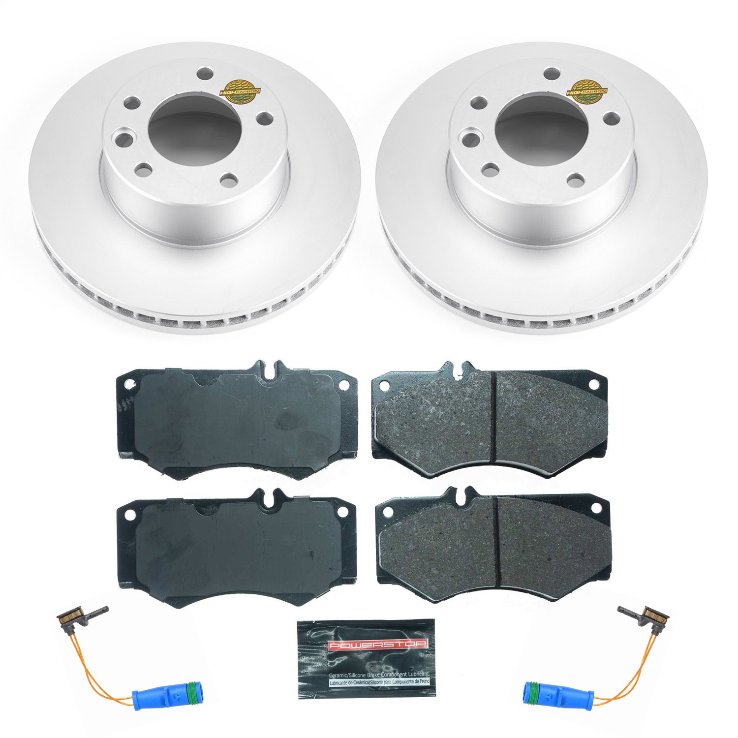 Power Stop - ESK8422 - Front - Disc Brake Pad and Rotor Kit
