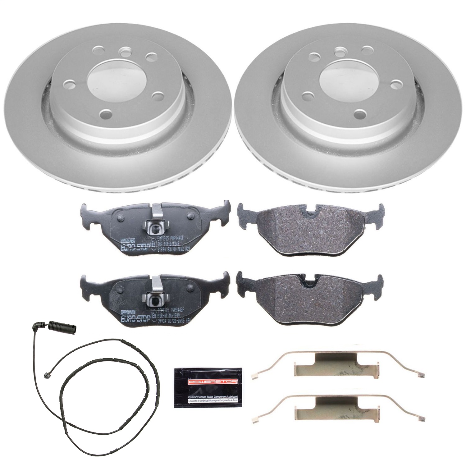 Power Stop - ESK877 - Rear - Disc Brake Pad and Rotor Kit