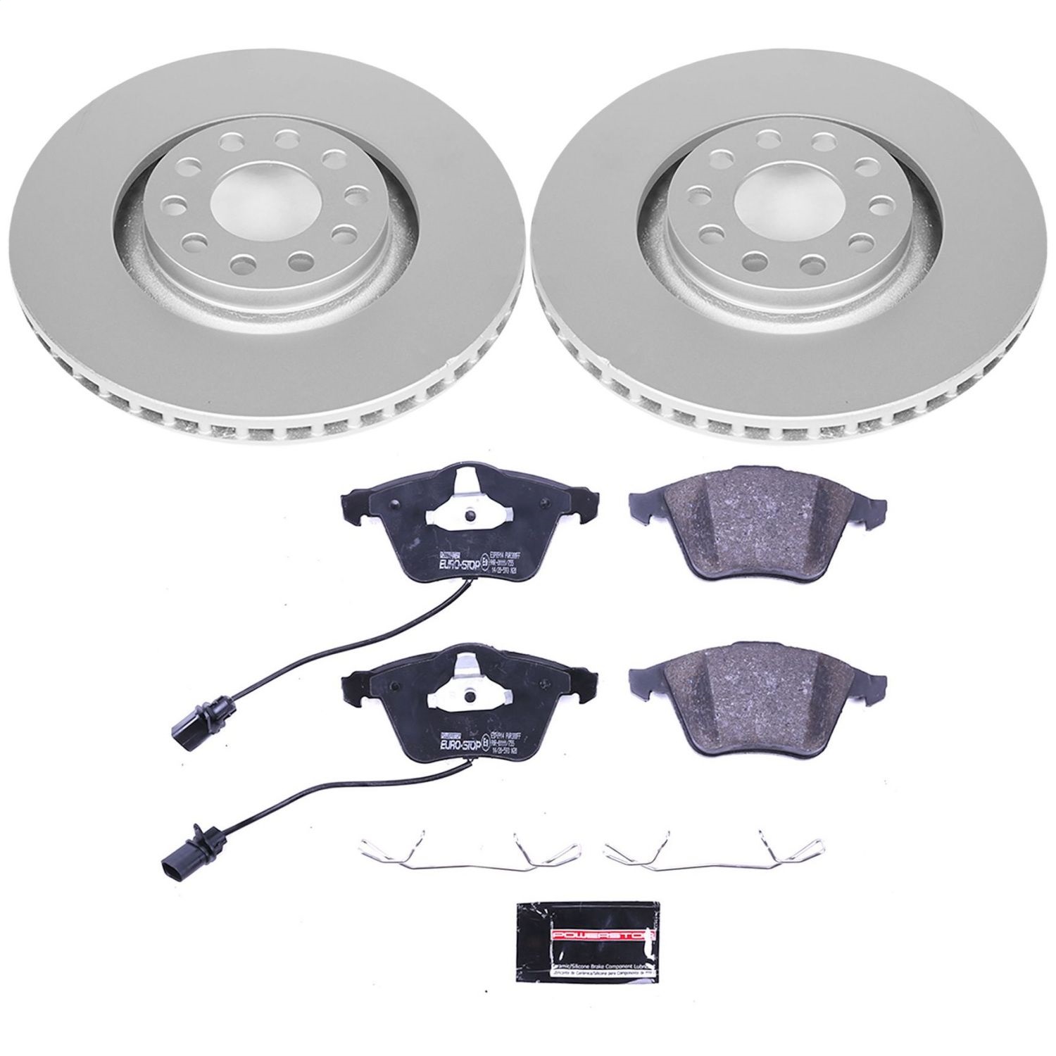 Power Stop - ESK891 - Front - Disc Brake Pad and Rotor Kit