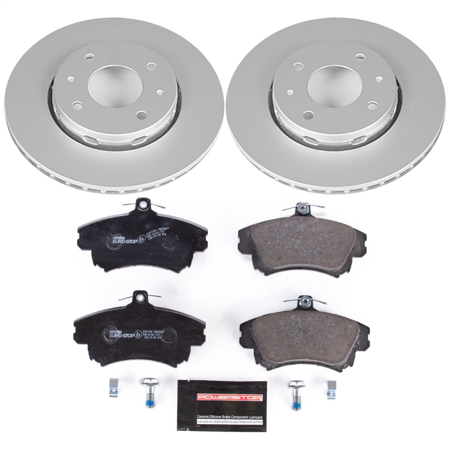 Power Stop - ESK911 - Front - Disc Brake Pad and Rotor Kit