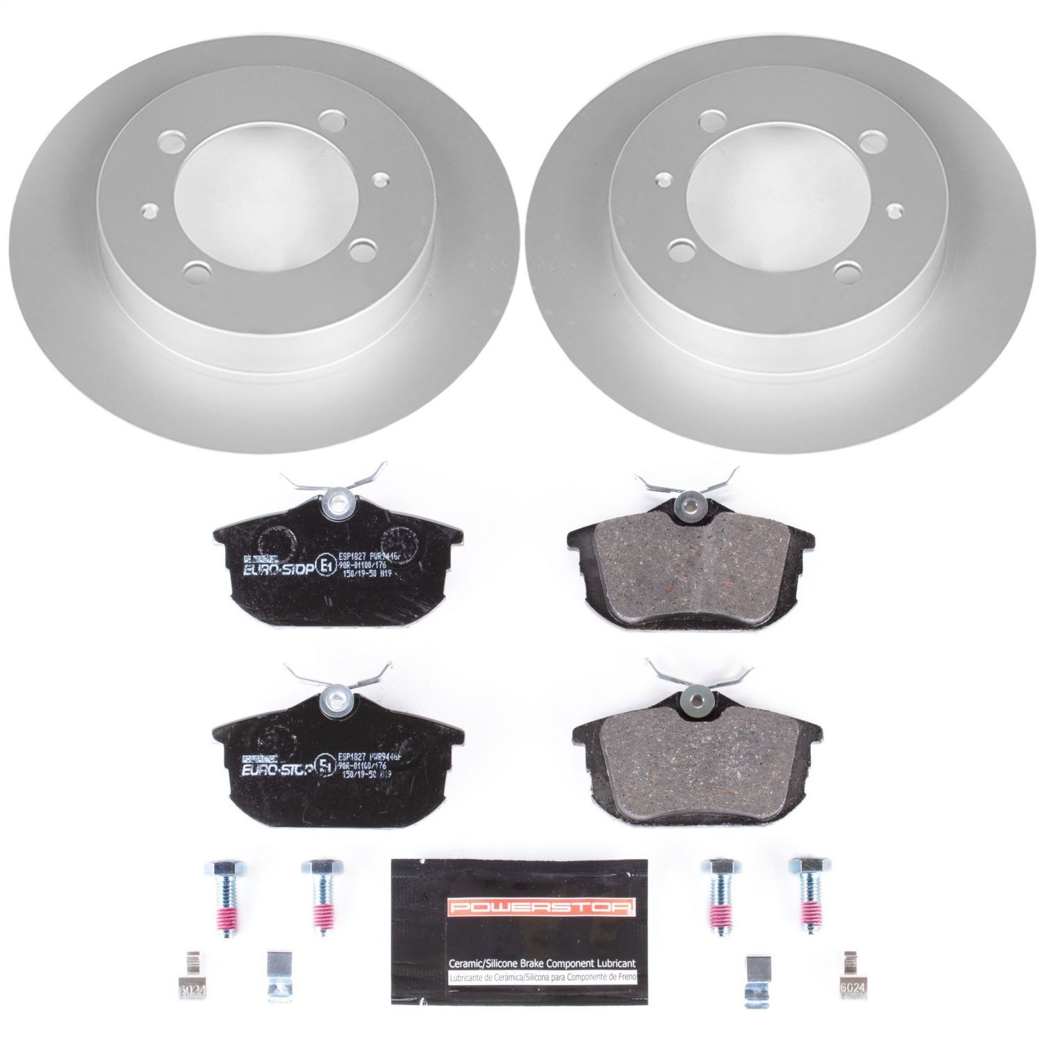 Power Stop - ESK913 - Rear - Disc Brake Pad and Rotor Kit