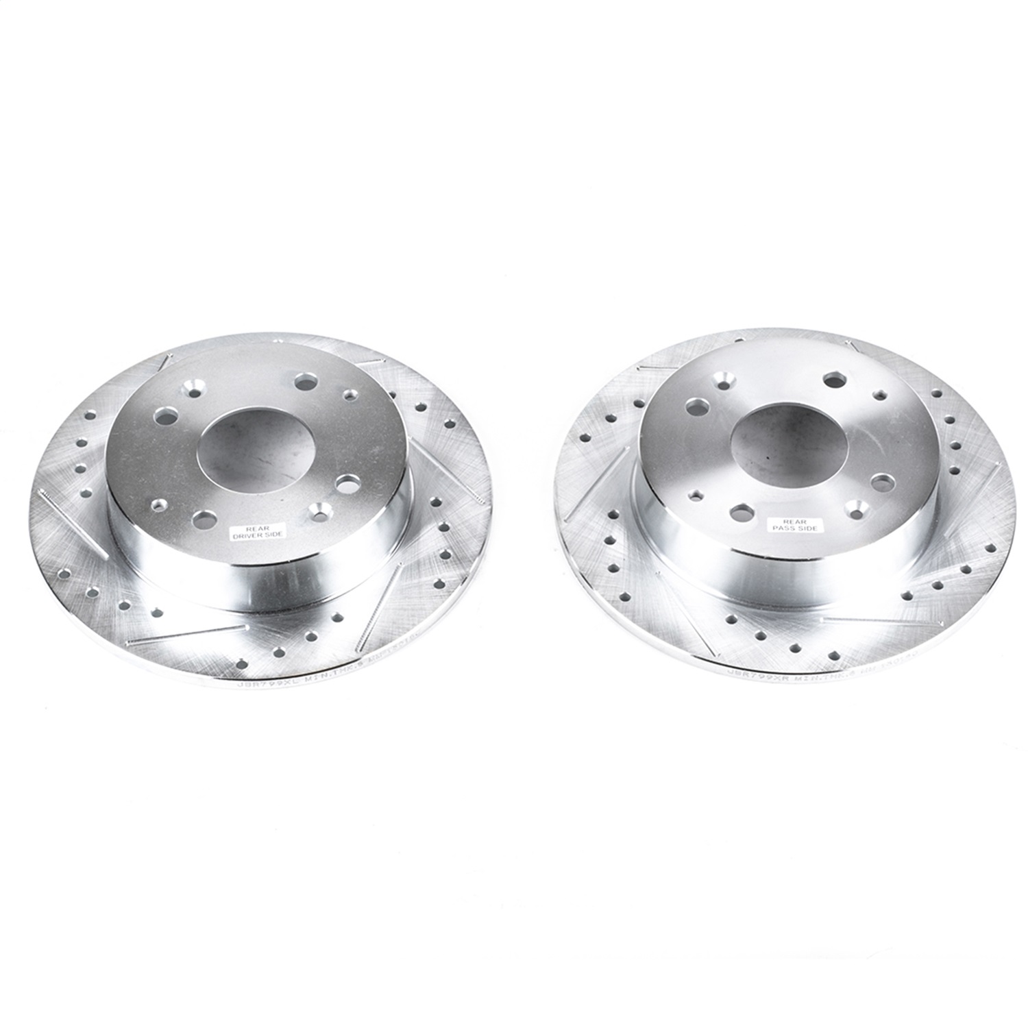 Power Stop - JBR799XPR - Rear - Disc Brake Rotor Set