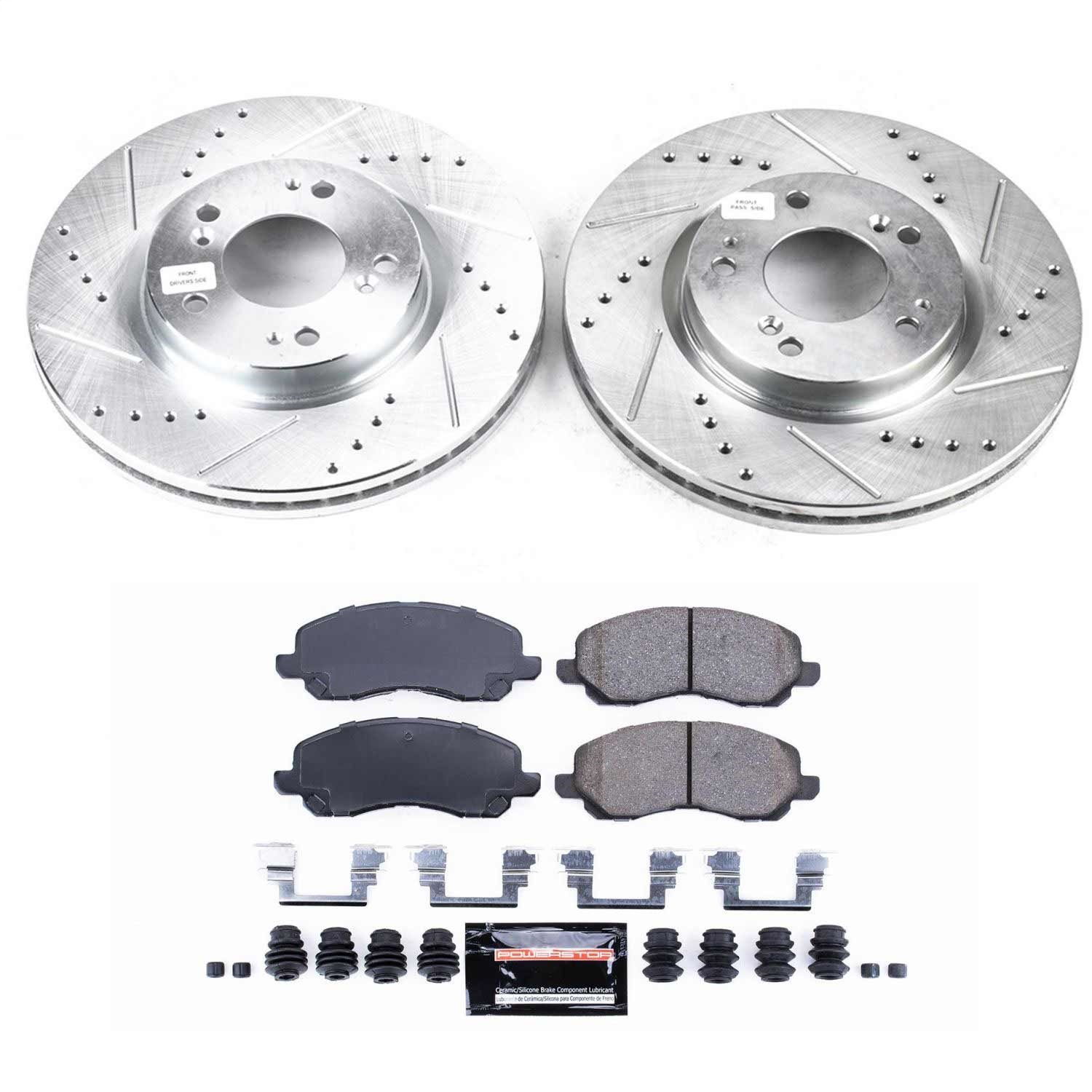 Power Stop - K094 - Front - Disc Brake Pad and Rotor Kit
