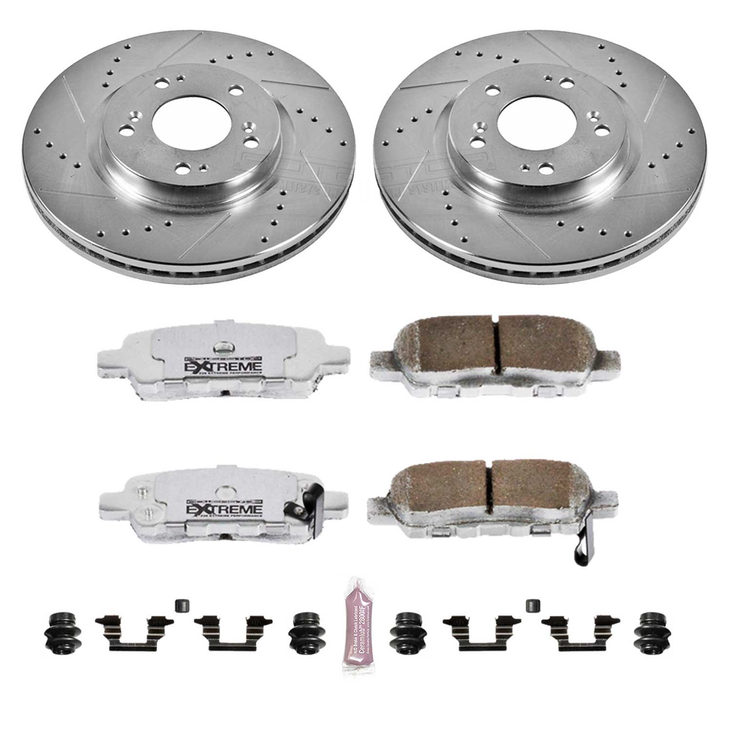 Power Stop - K098-26 - Rear - Disc Brake Pad and Rotor Kit