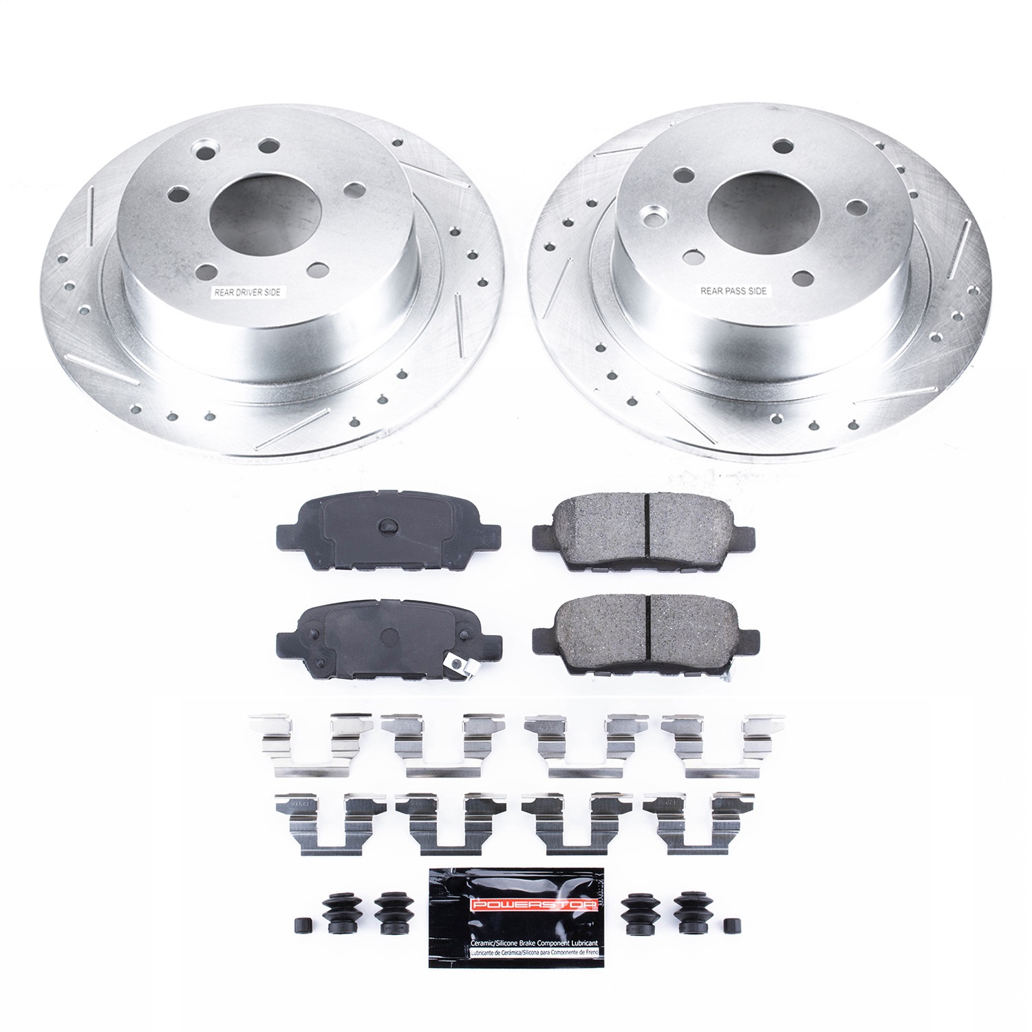 Power Stop - K098 - Rear - Disc Brake Pad and Rotor Kit