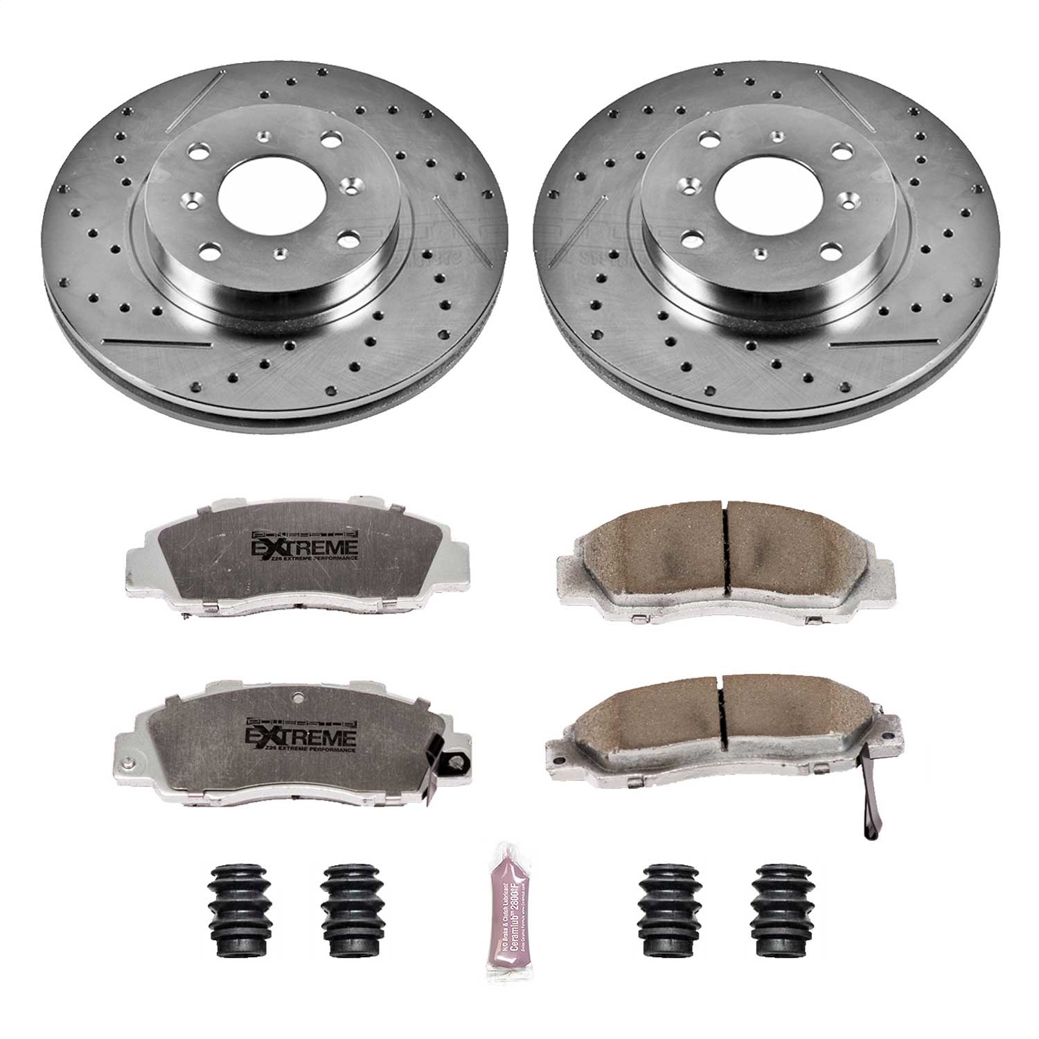 Power Stop - K1037-26 - Front - Disc Brake Pad and Rotor Kit