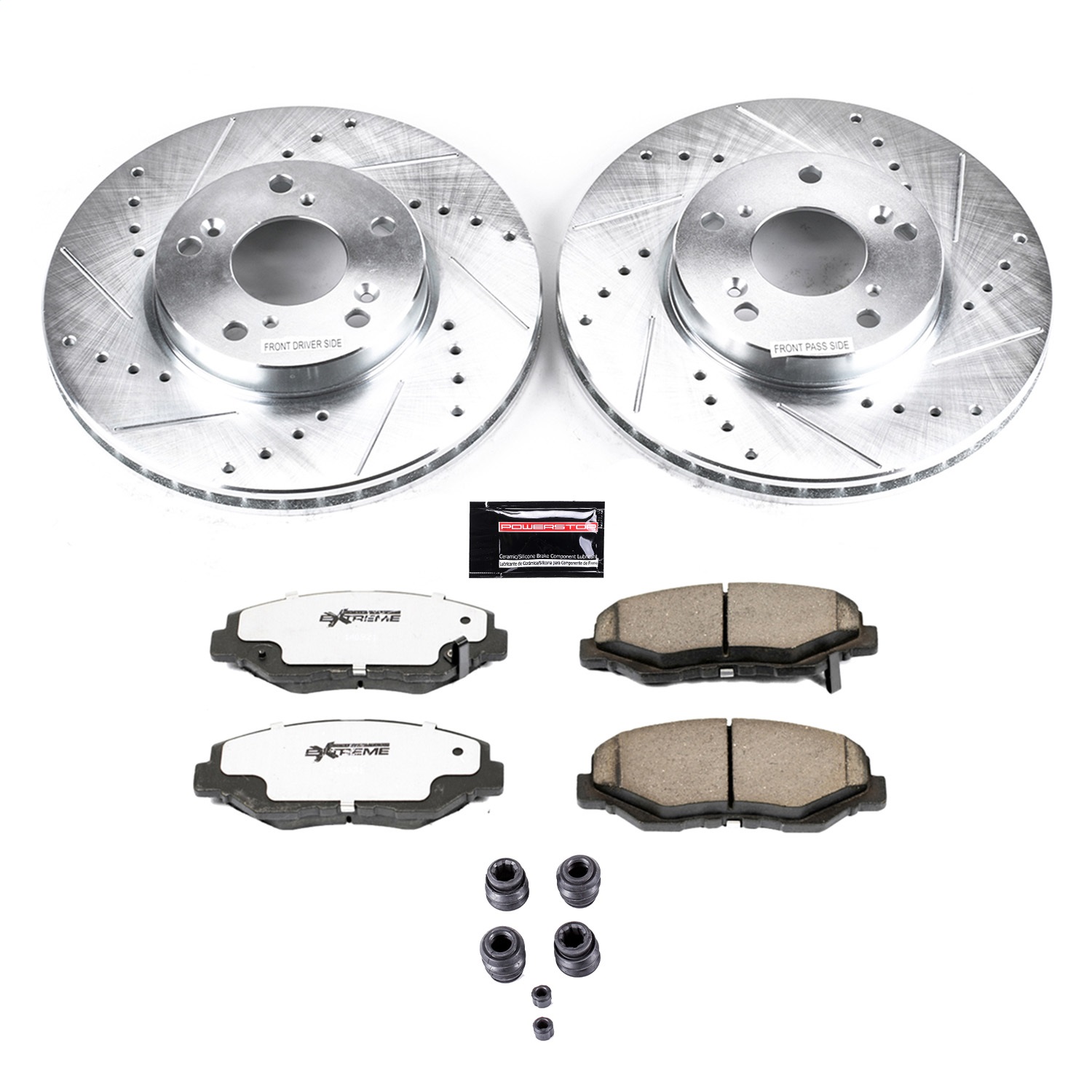 Power Stop - K1043-26 - Front - Disc Brake Pad and Rotor Kit