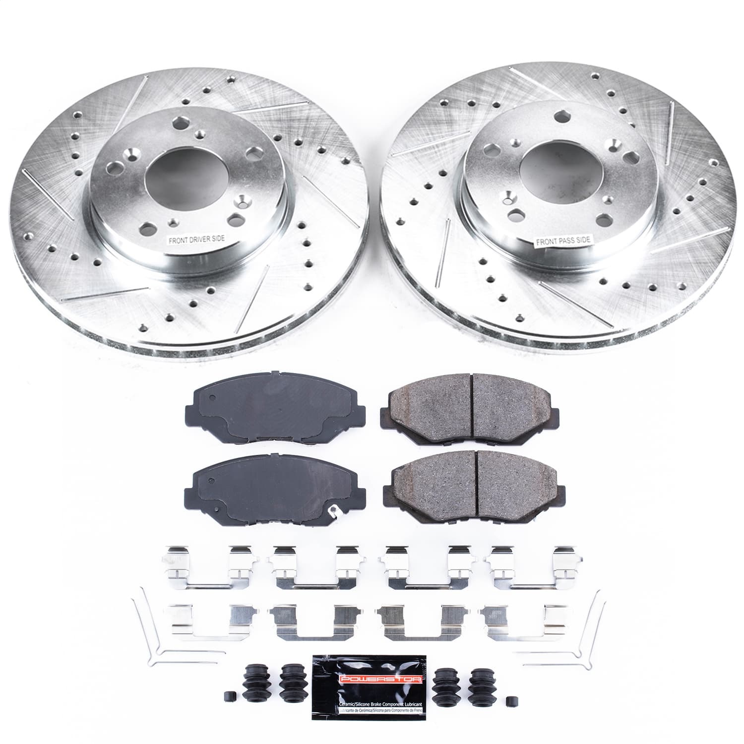 Power Stop - K1043 - Front - Disc Brake Pad and Rotor Kit